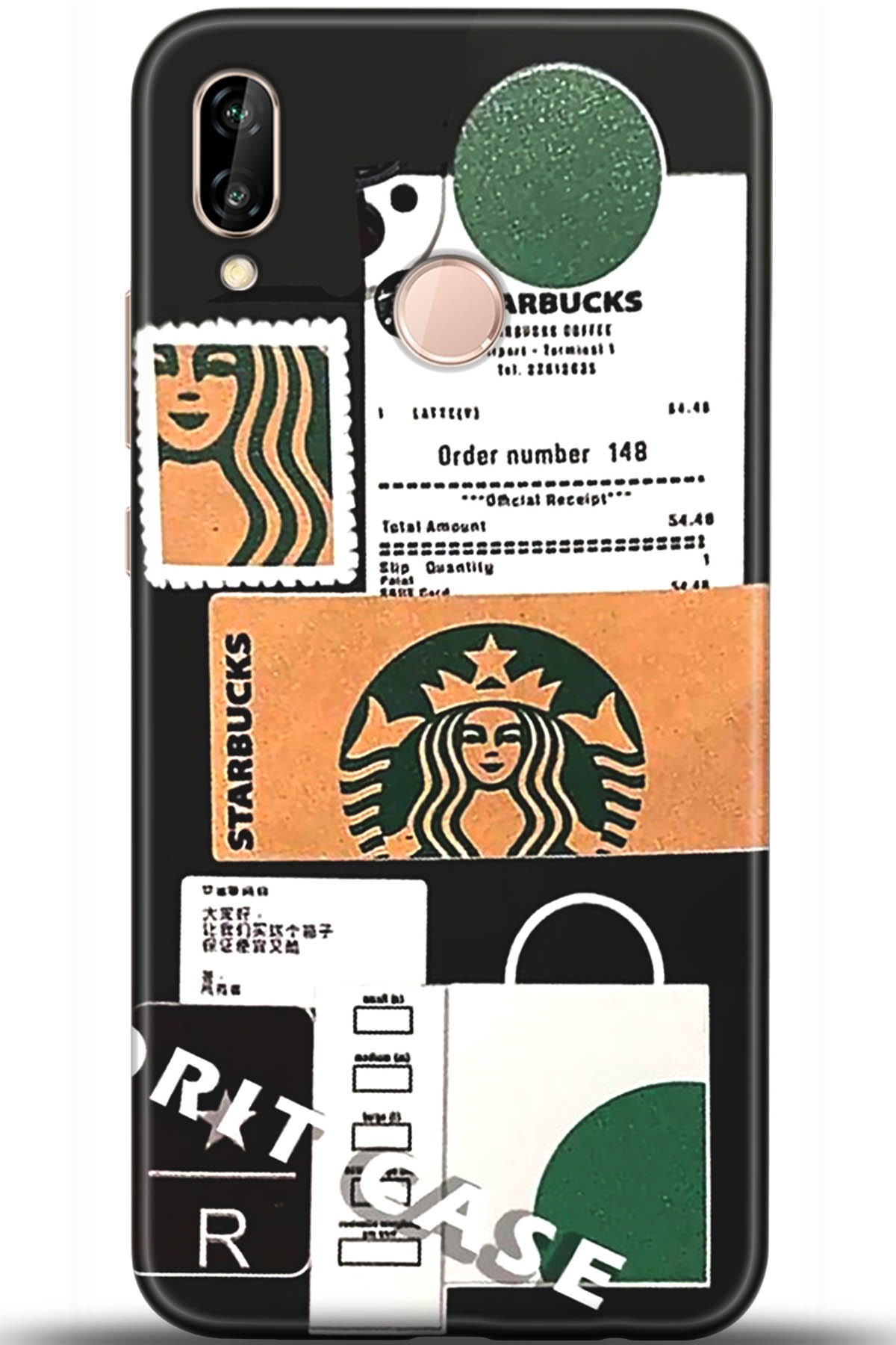 Huawei P20 Lite Uyumlu Kılıf HD Baskılı Kılıf - Followed Institution 5445