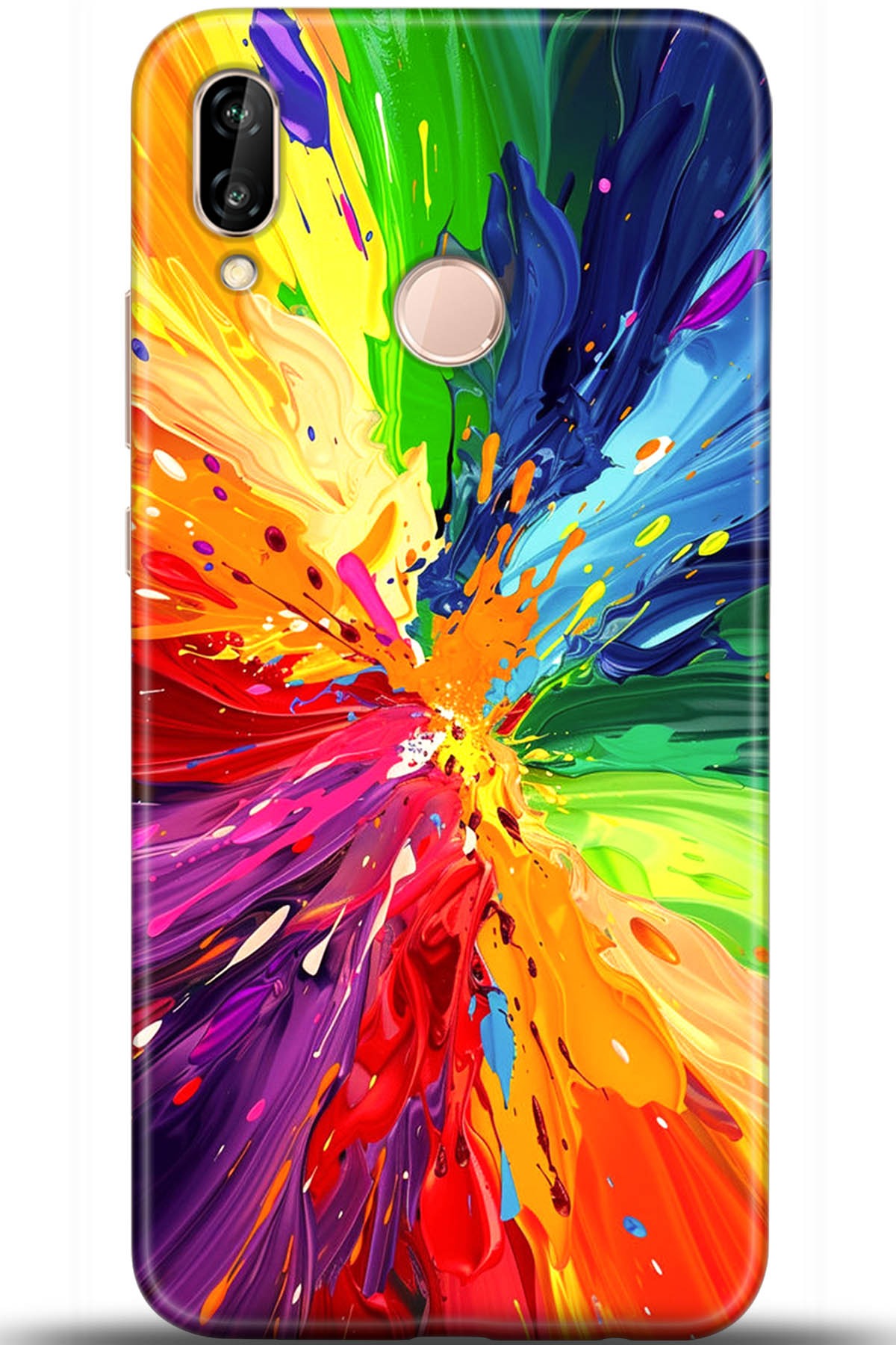 Huawei P20 Lite Uyumlu Kılıf HD Baskılı Kılıf - Followed Institution 5513