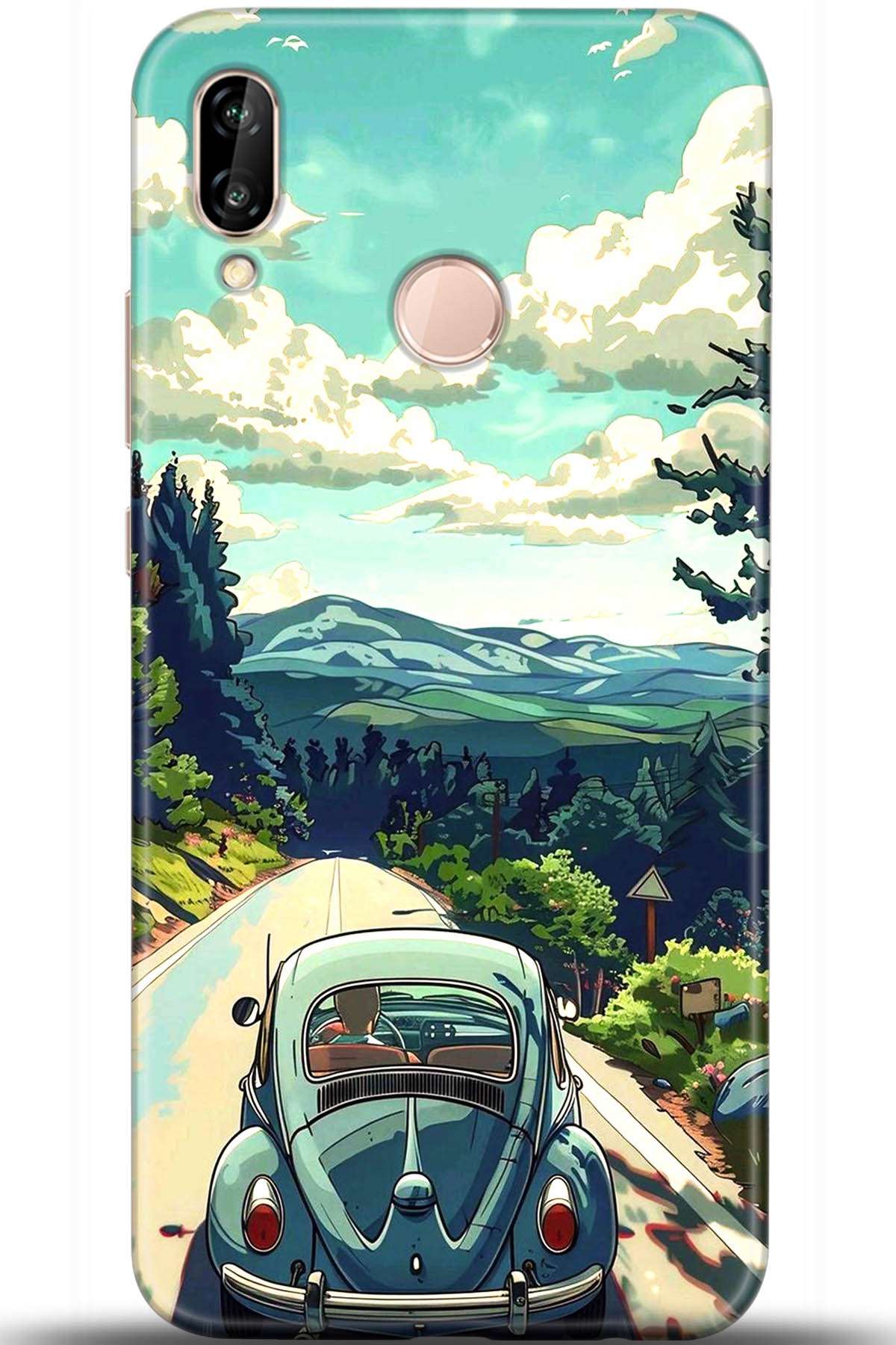 Huawei P20 Lite Uyumlu Kılıf HD Baskılı Kılıf - Followed Institution 5563