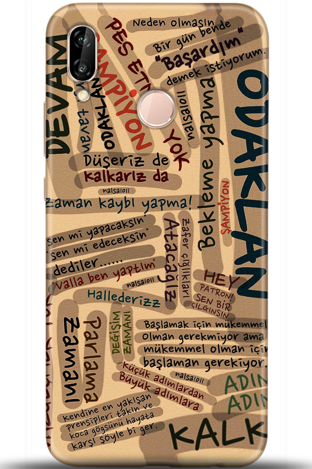 Huawei P20 Lite Uyumlu Kılıf HD Baskılı Kılıf - Followed Institution 5586