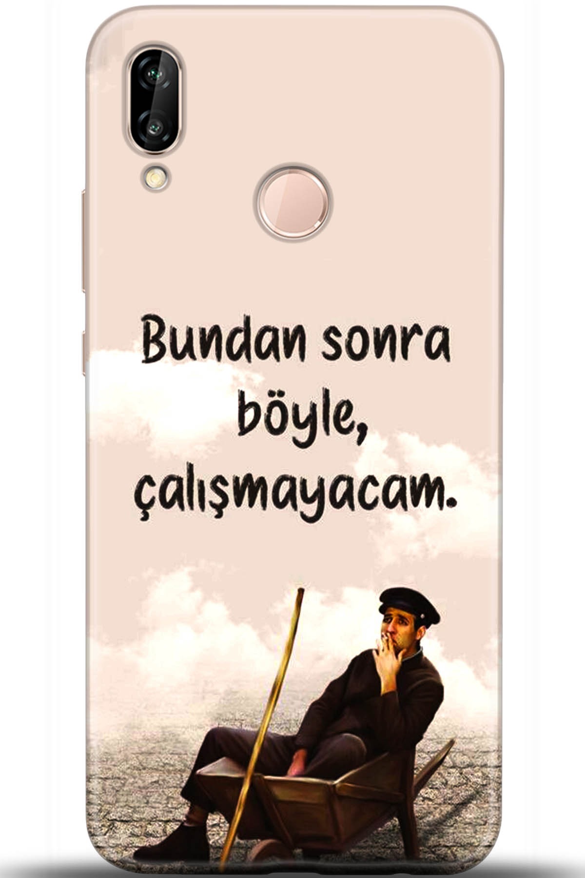 Huawei P20 Lite Uyumlu Kılıf HD Baskılı Kılıf - Followed Institution 5592