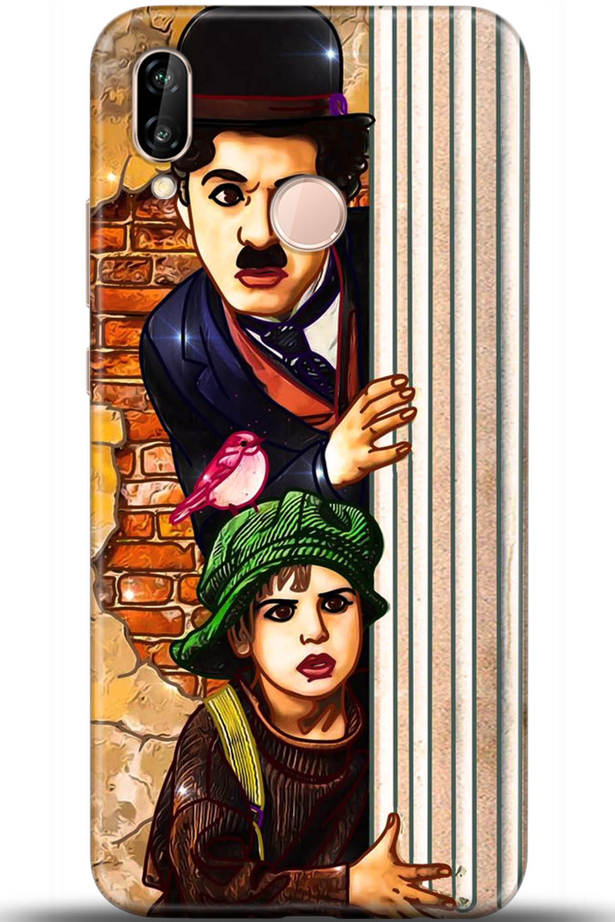 Huawei P20 Lite Uyumlu Kılıf HD Baskılı Kılıf - Followed Institution 5694