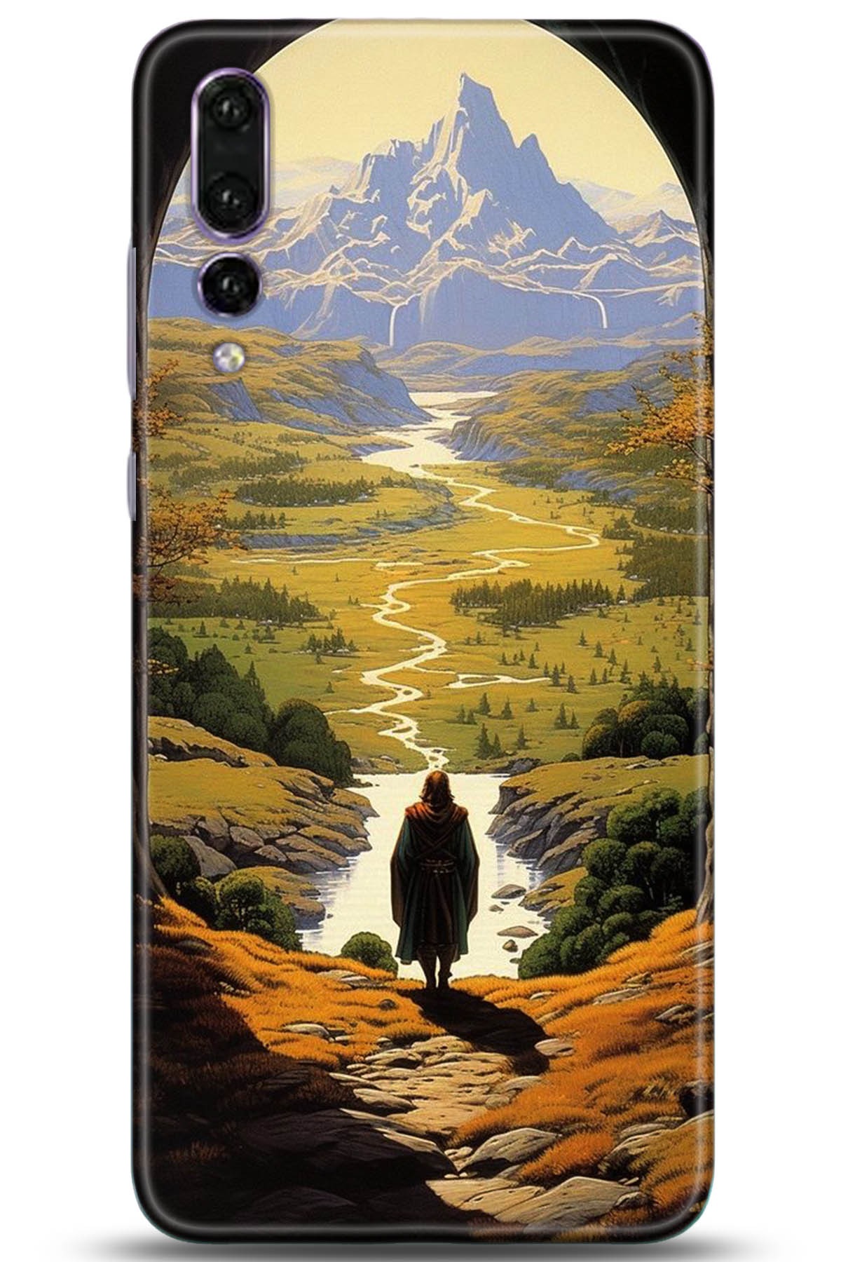 Huawei P20 Pro Uyumlu Kılıf HD Baskılı Kılıf - Followed Institution 5263