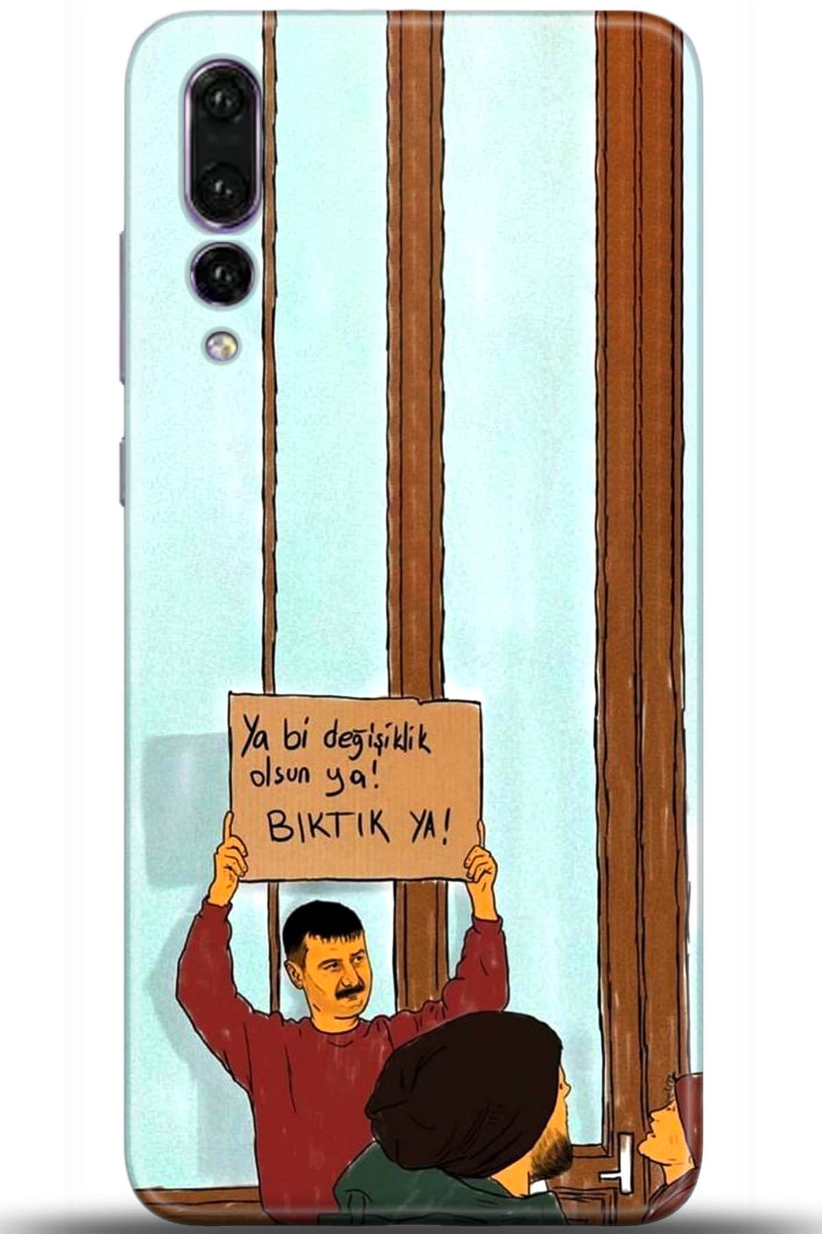 Huawei P20 Pro Uyumlu Kılıf HD Baskılı Kılıf - Followed Institution 5594