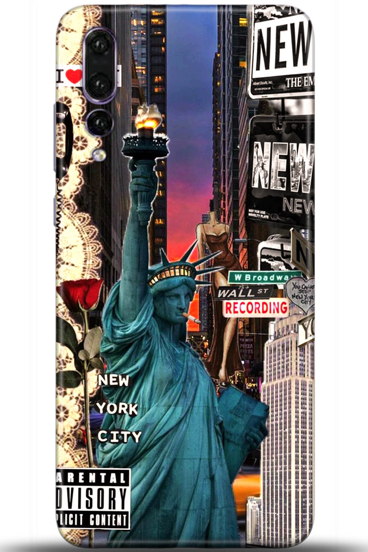 Huawei P20 Pro Uyumlu Kılıf HD Baskılı Kılıf - Followed Institution 5618