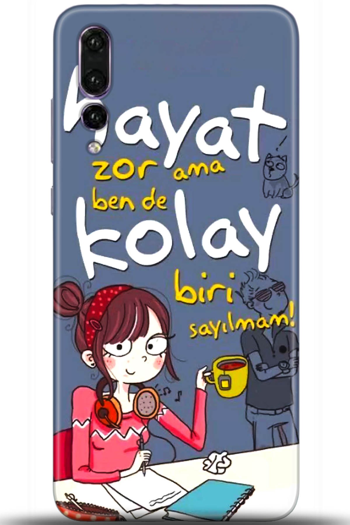 Huawei P20 Pro Uyumlu Kılıf HD Baskılı Kılıf - Followed Institution 5686