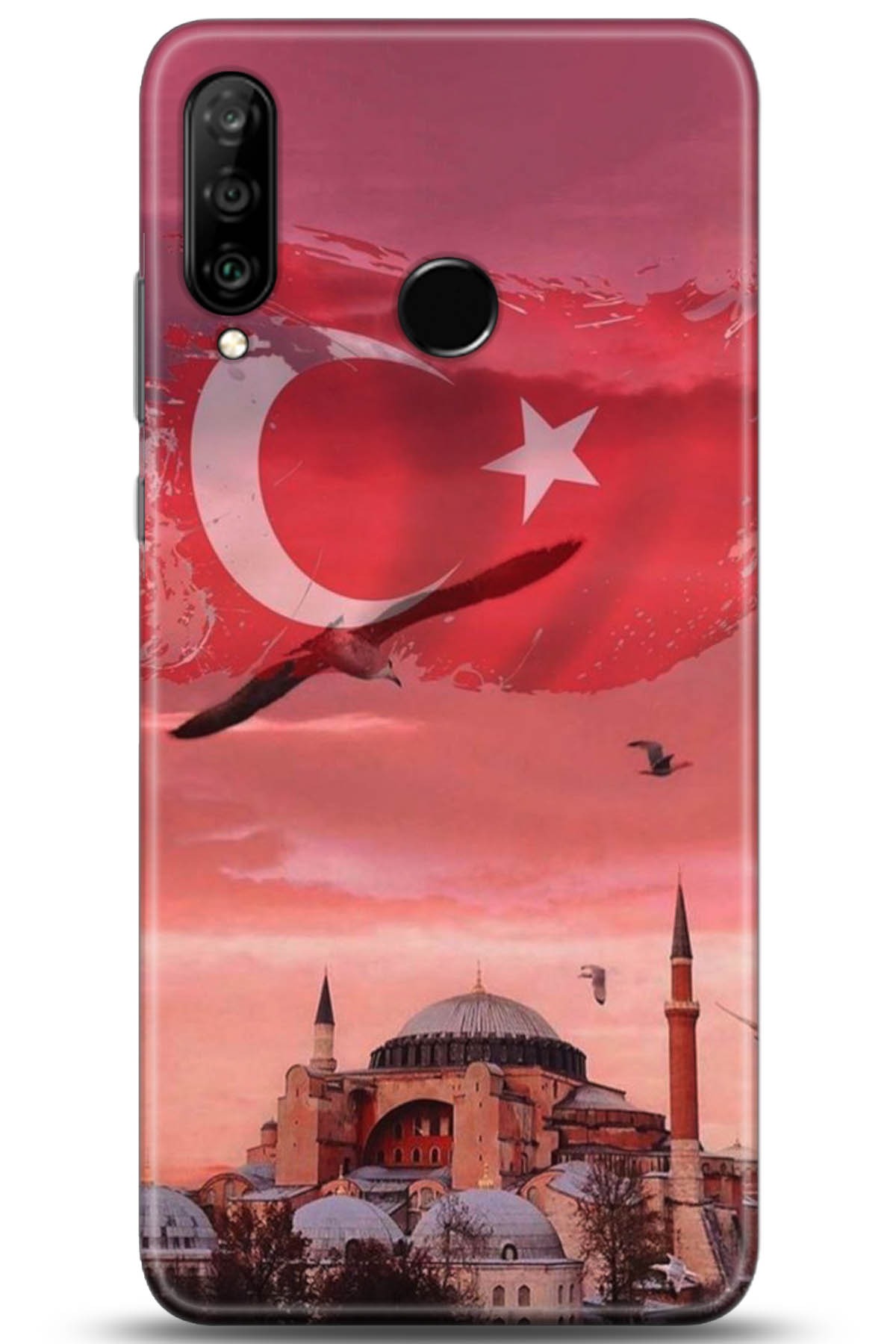 Huawei P30 Lite Uyumlu Kılıf HD Baskılı Kılıf - Followed Institution 5179