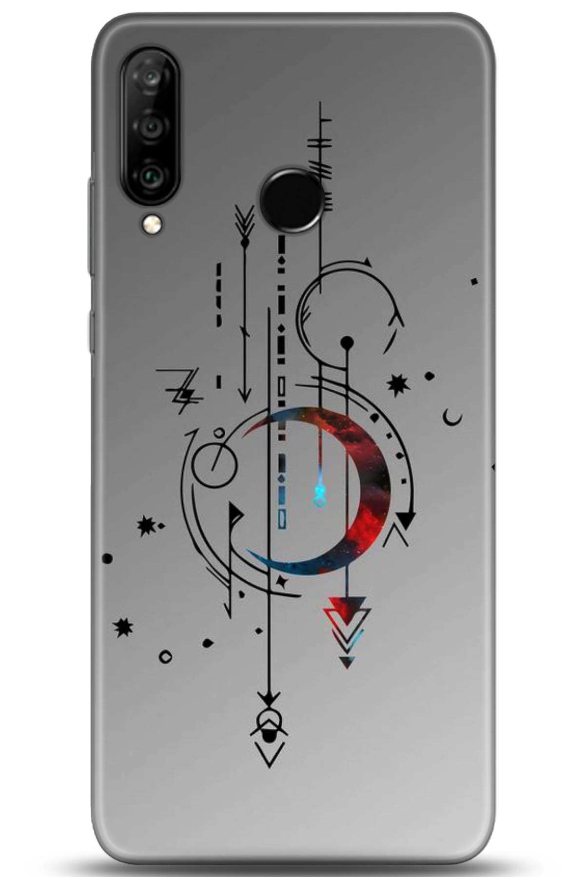 Huawei P30 Lite Uyumlu Kılıf HD Baskılı Kılıf - Followed Institution 5182