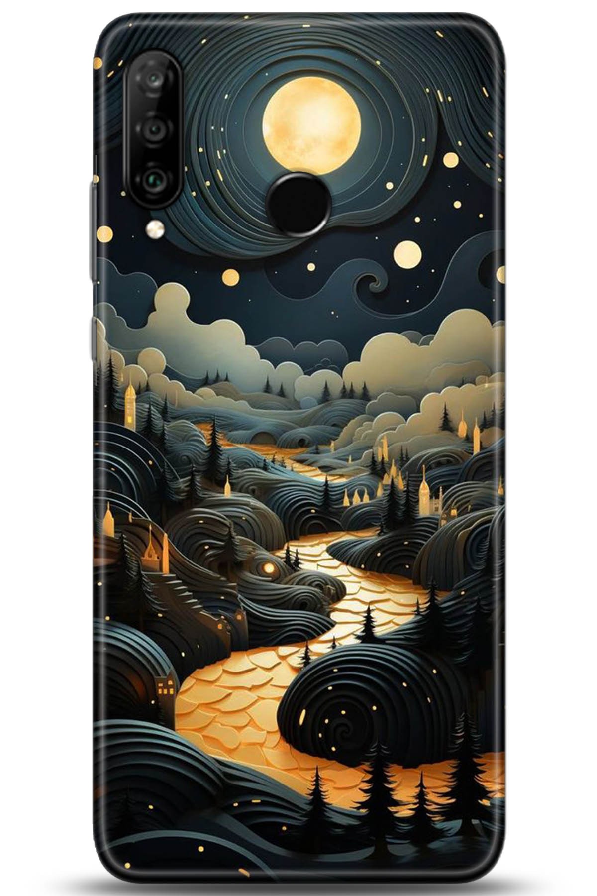 Huawei P30 Lite Uyumlu Kılıf HD Baskılı Kılıf - Followed Institution 5268