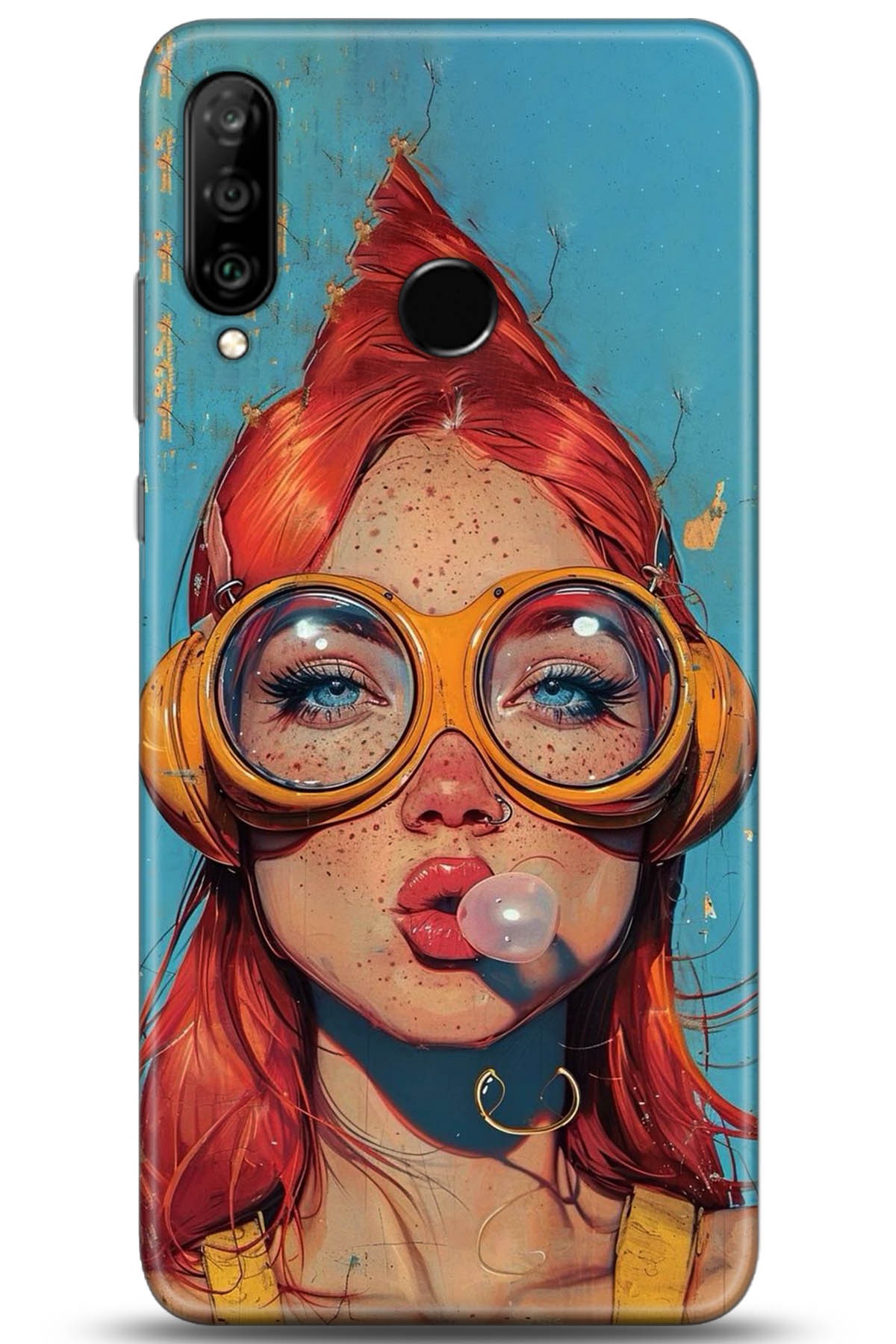 Huawei P30 Lite Uyumlu Kılıf HD Baskılı Kılıf - Followed Institution 5286