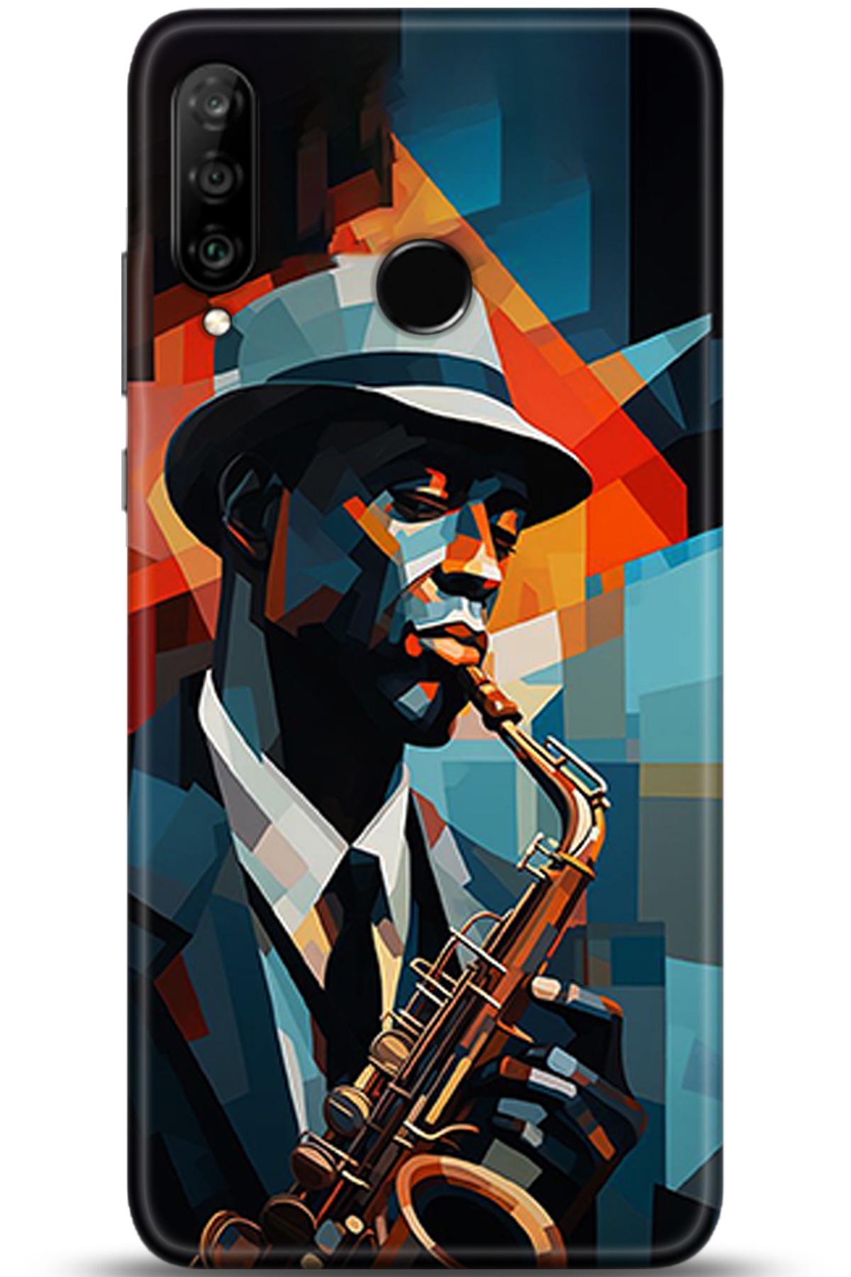 Huawei P30 Lite Uyumlu Kılıf HD Baskılı Kılıf - Followed Institution 5326