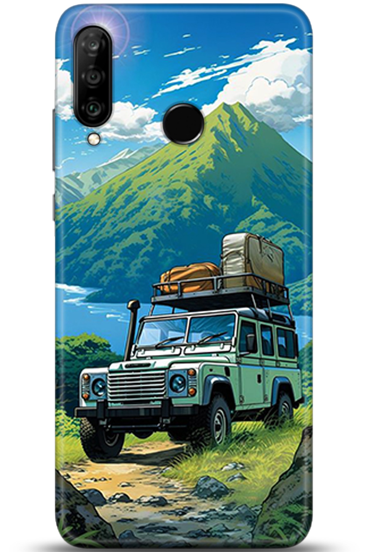 Huawei P30 Lite Uyumlu Kılıf HD Baskılı Kılıf - Followed Institution 5362