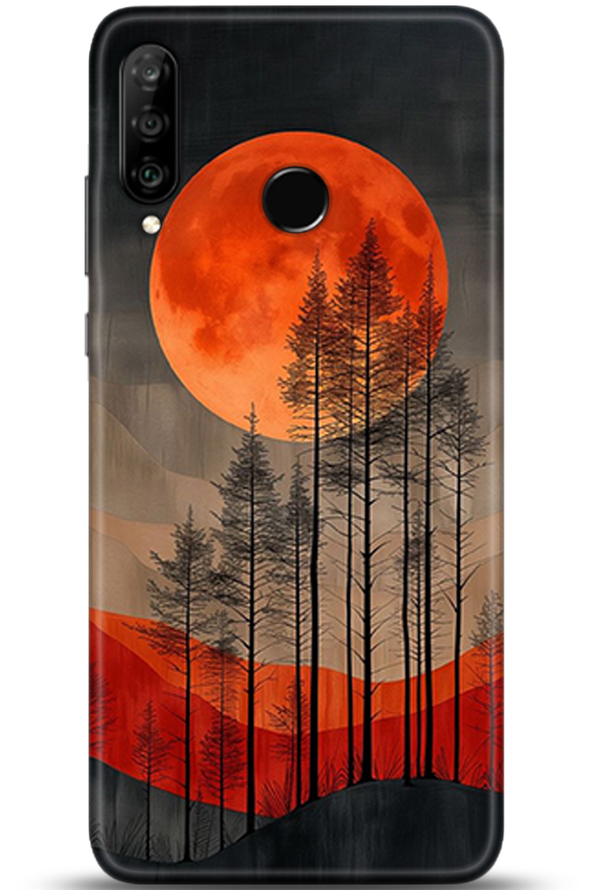 Huawei P30 Lite Uyumlu Kılıf HD Baskılı Kılıf - Followed Institution 5370