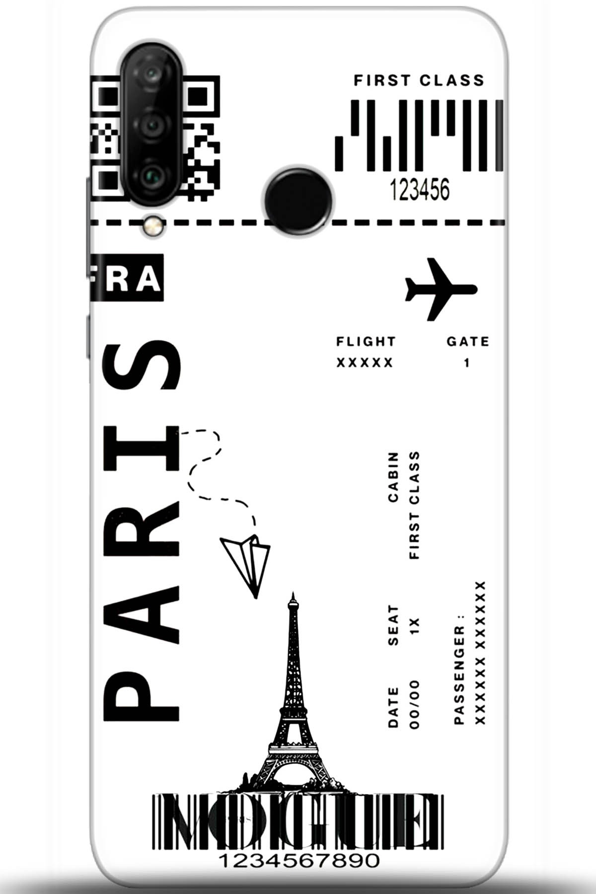 Huawei P30 Lite Uyumlu Kılıf HD Baskılı Kılıf - Followed Institution 5414