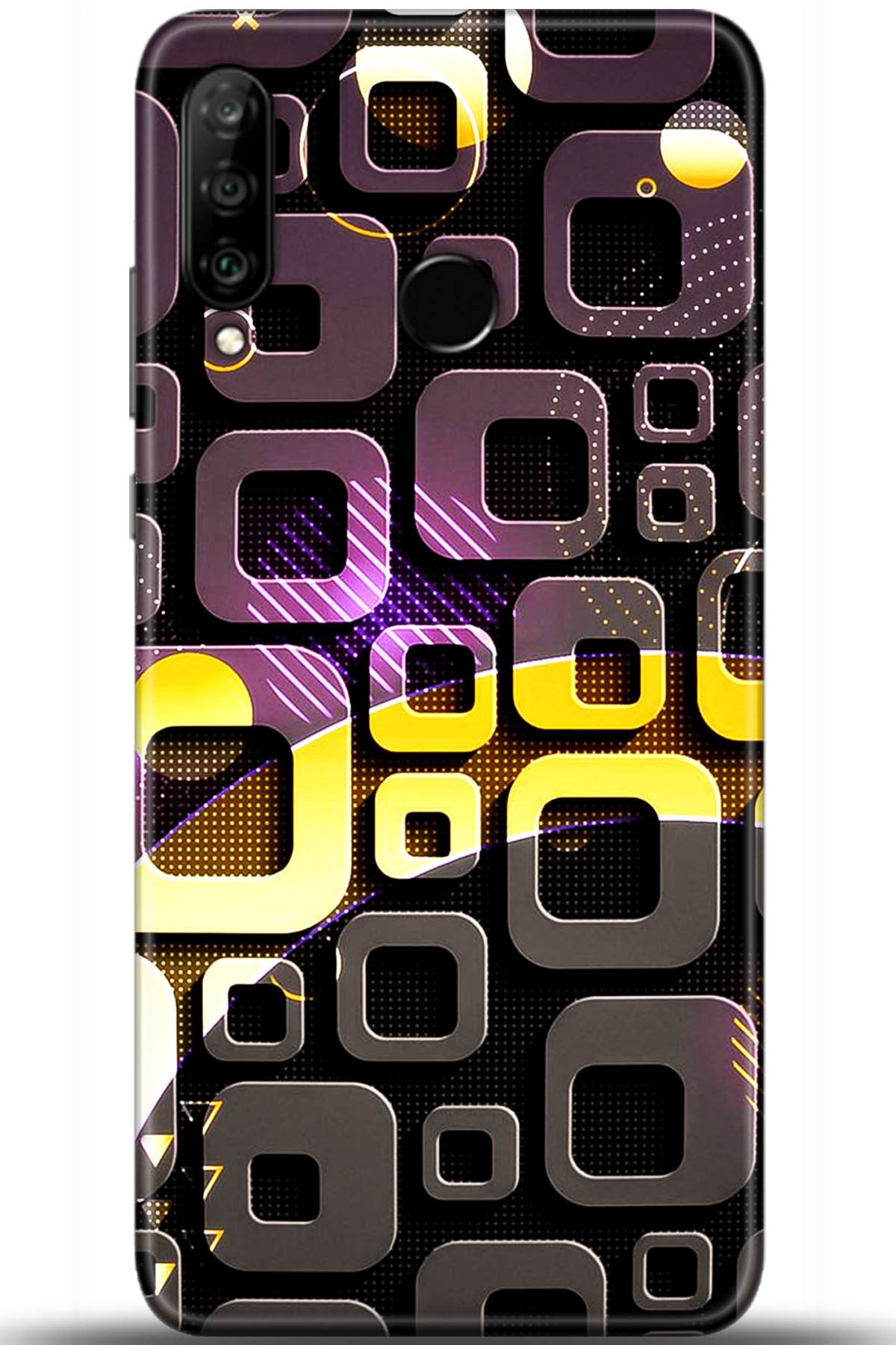 Huawei P30 Lite Uyumlu Kılıf HD Baskılı Kılıf - Followed Institution 5526