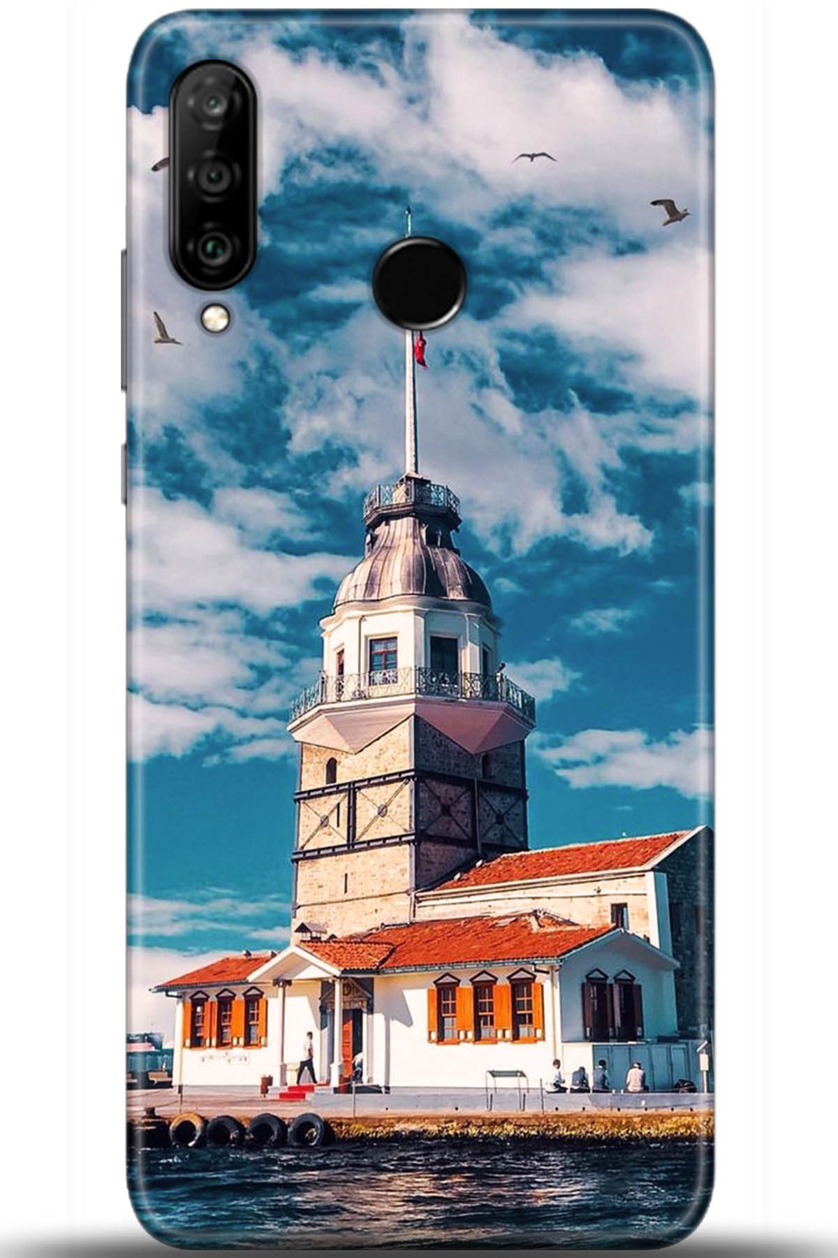 Huawei P30 Lite Uyumlu Kılıf HD Baskılı Kılıf - Followed Institution 5547