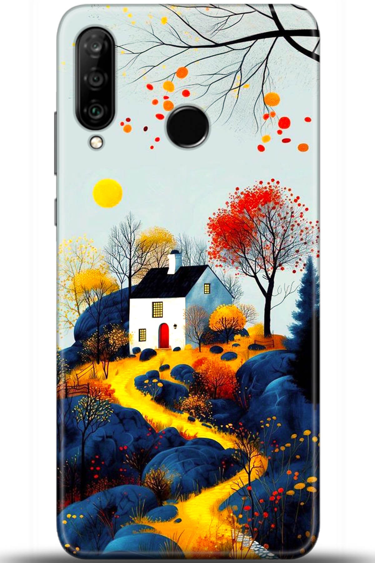 Huawei P30 Lite Uyumlu Kılıf HD Baskılı Kılıf - Followed Institution 5569