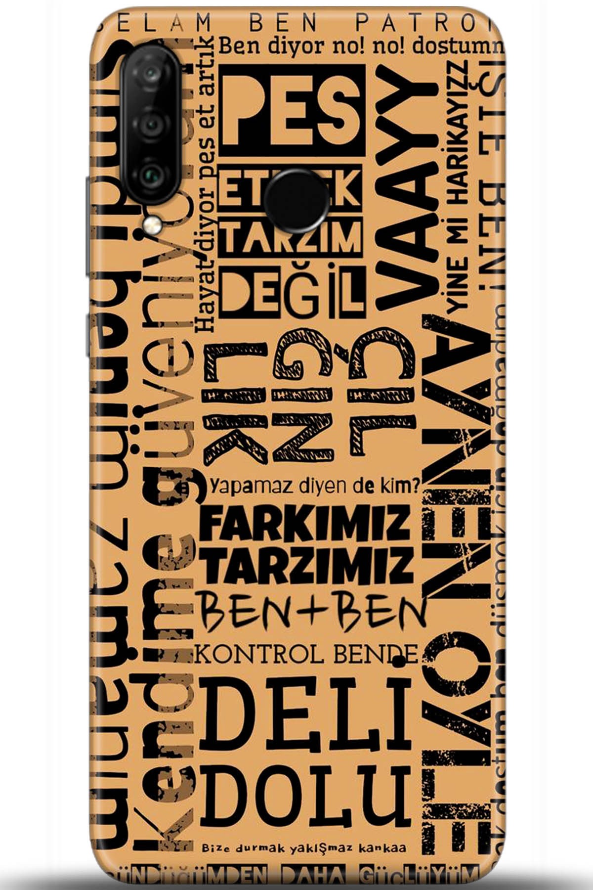 Huawei P30 Lite Uyumlu Kılıf HD Baskılı Kılıf - Followed Institution 5588