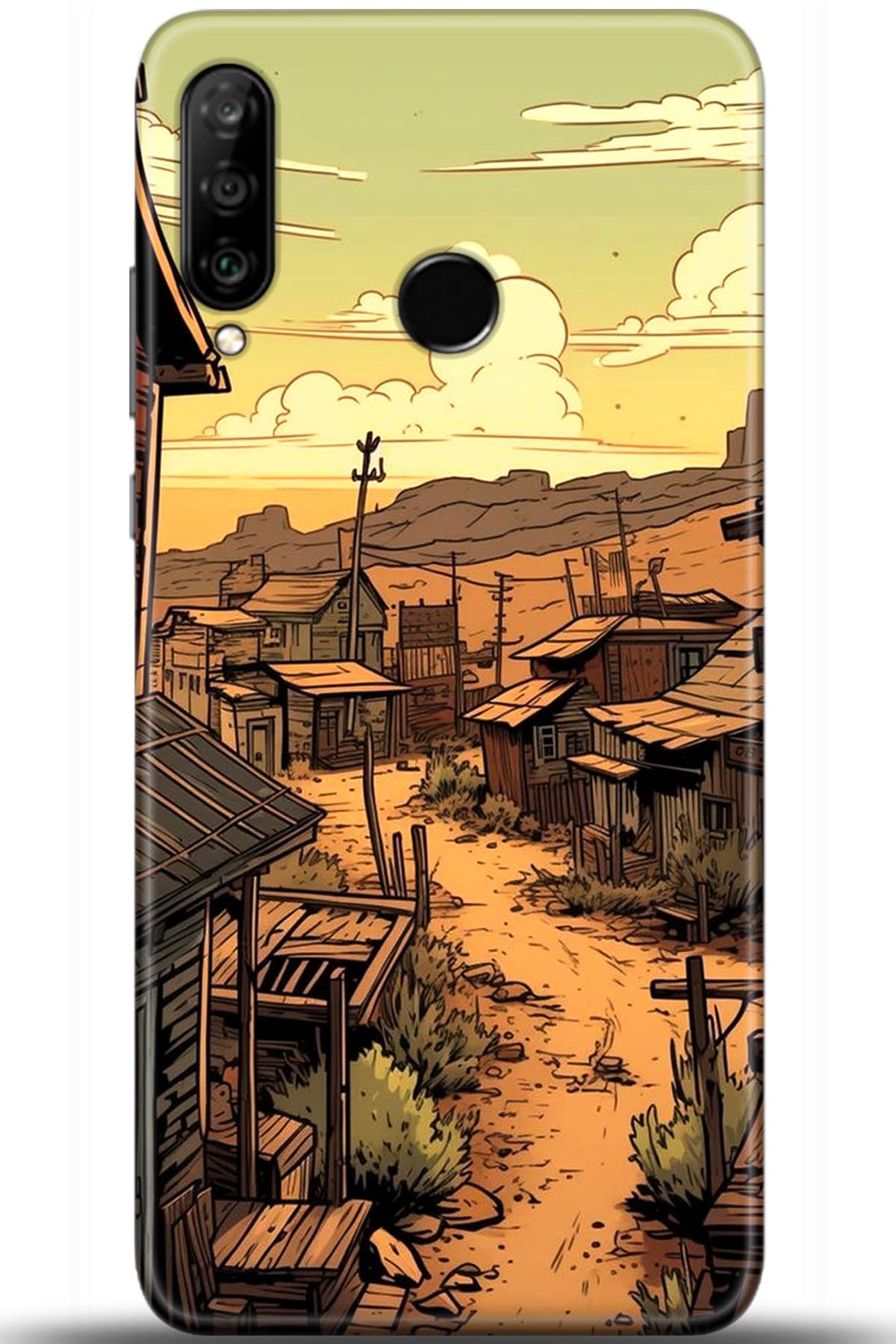 Huawei P30 Lite Uyumlu Kılıf HD Baskılı Kılıf - Followed Institution 5676