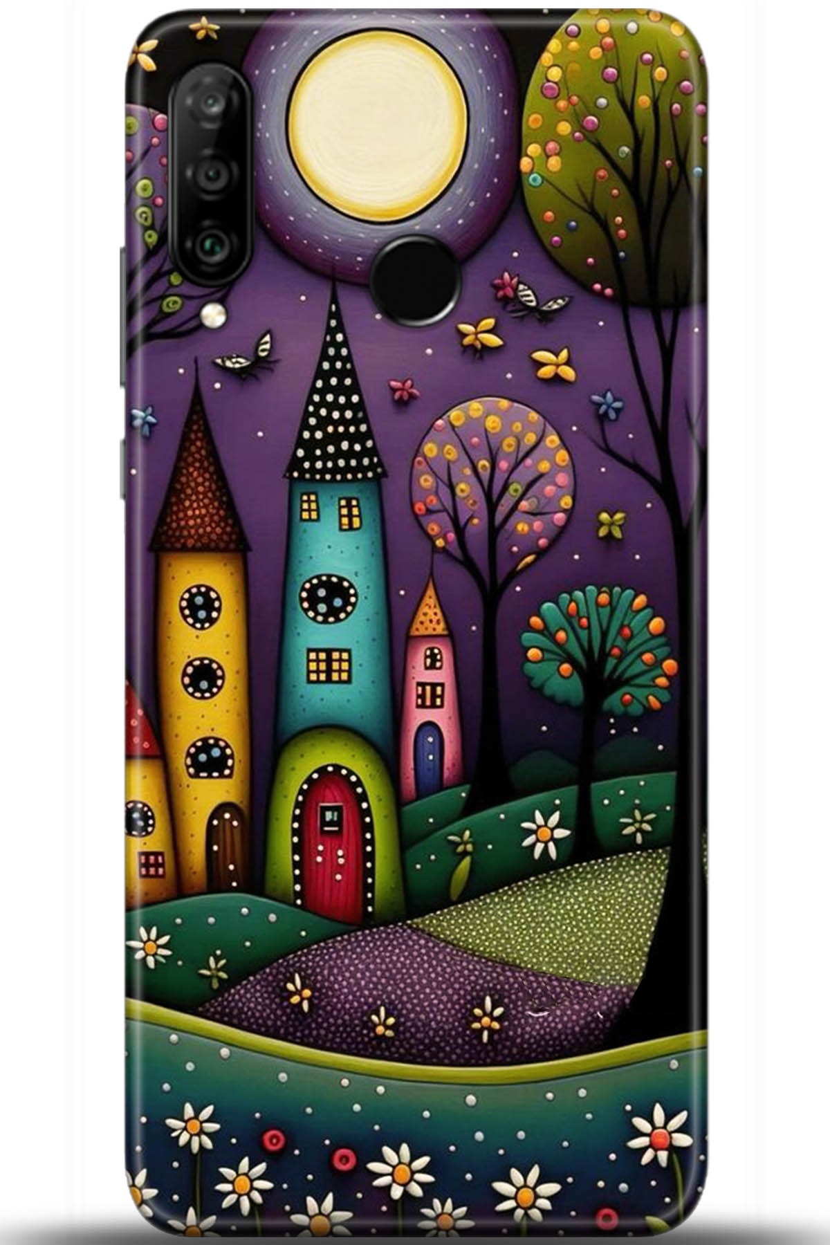 Huawei P30 Lite Uyumlu Kılıf HD Baskılı Kılıf - Followed Institution 5704