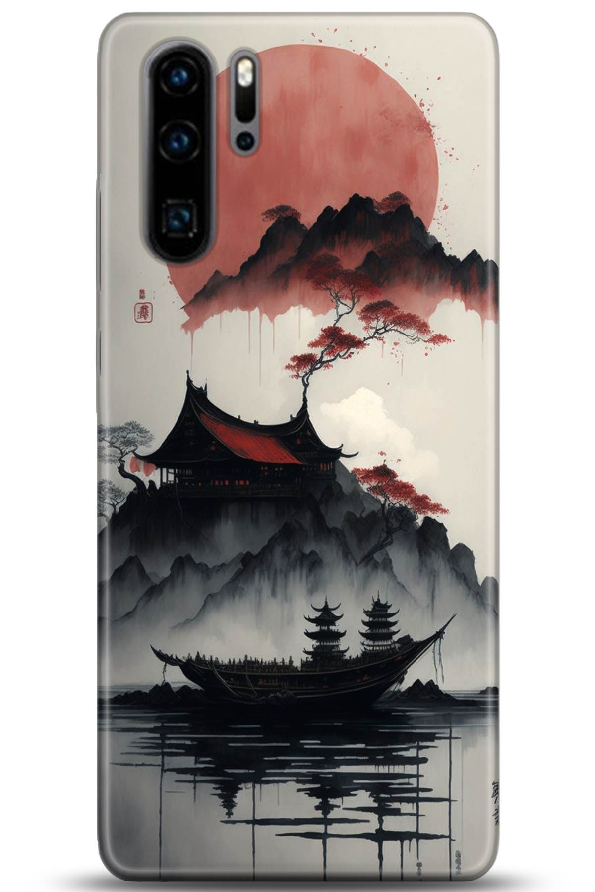 Huawei P30 Pro Uyumlu Kılıf HD Baskılı Kılıf - Followed Institution 5174