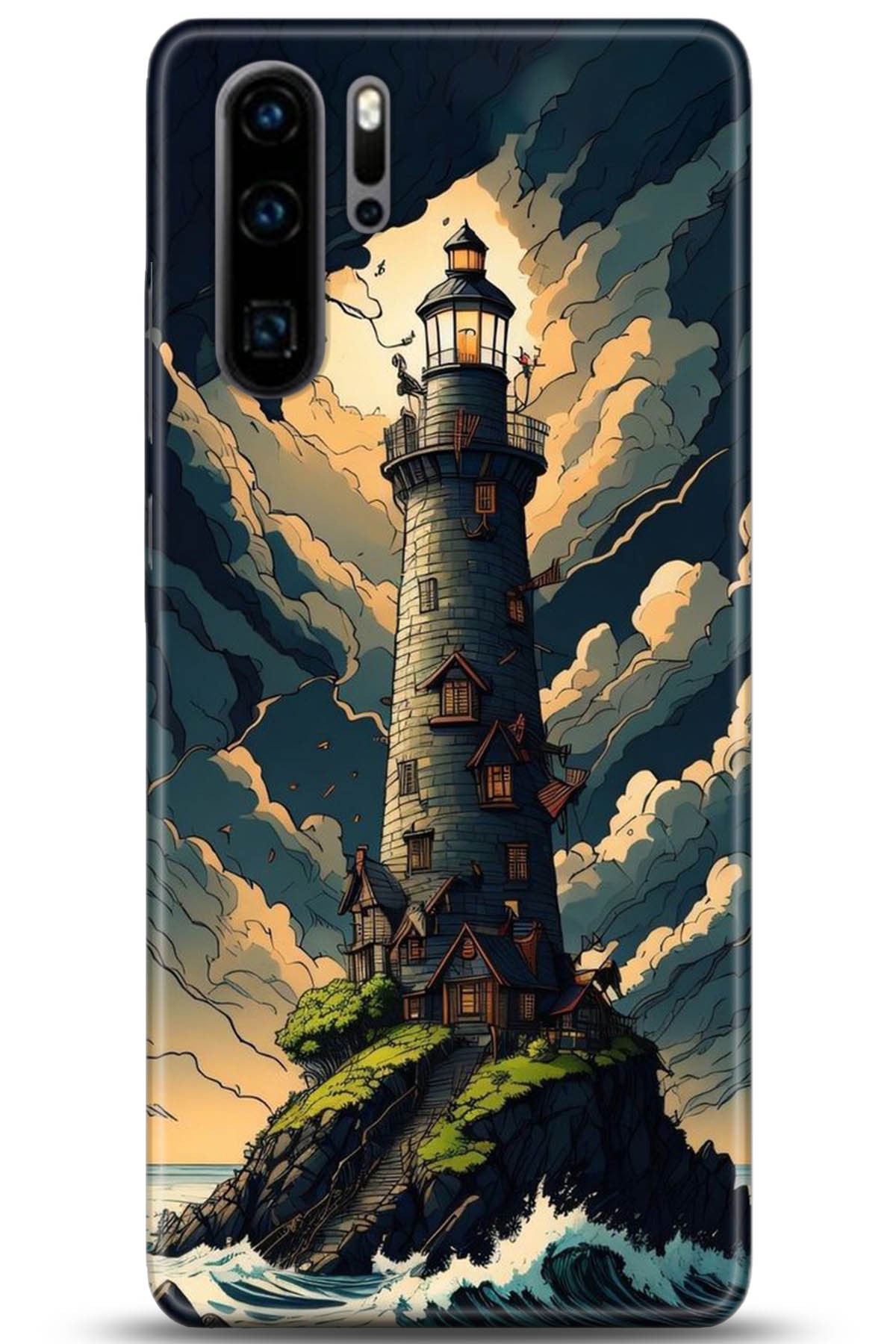 Huawei P30 Pro Uyumlu Kılıf HD Baskılı Kılıf - Followed Institution 5236