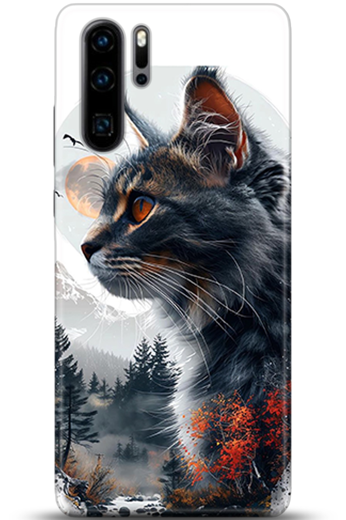 Huawei P30 Pro Uyumlu Kılıf HD Baskılı Kılıf - Followed Institution 5319