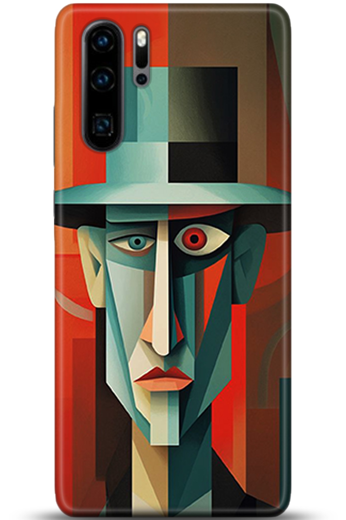 Huawei P30 Pro Uyumlu Kılıf HD Baskılı Kılıf - Followed Institution 5325