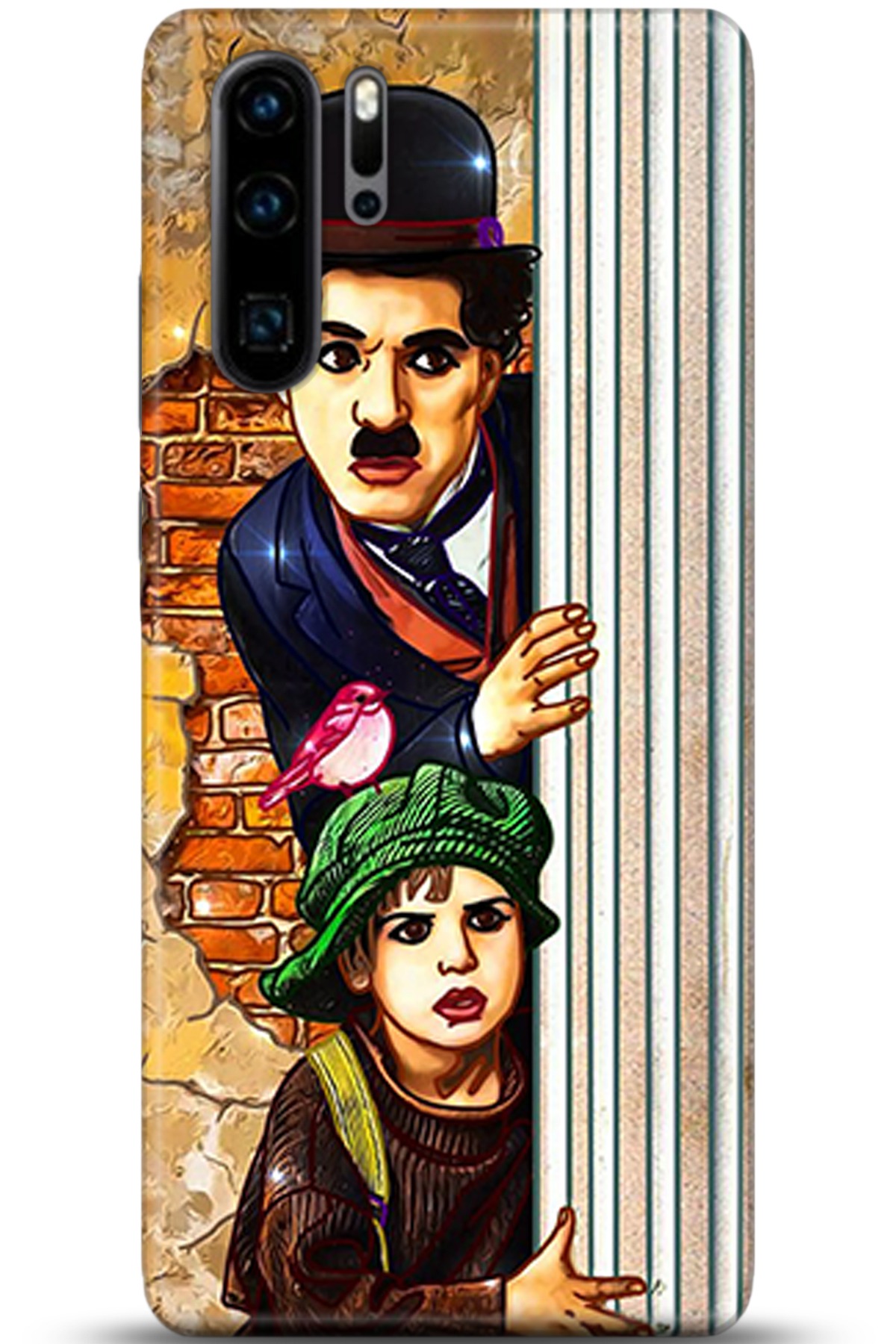 Huawei P30 Pro Uyumlu Kılıf HD Baskılı Kılıf - Followed Institution 5348