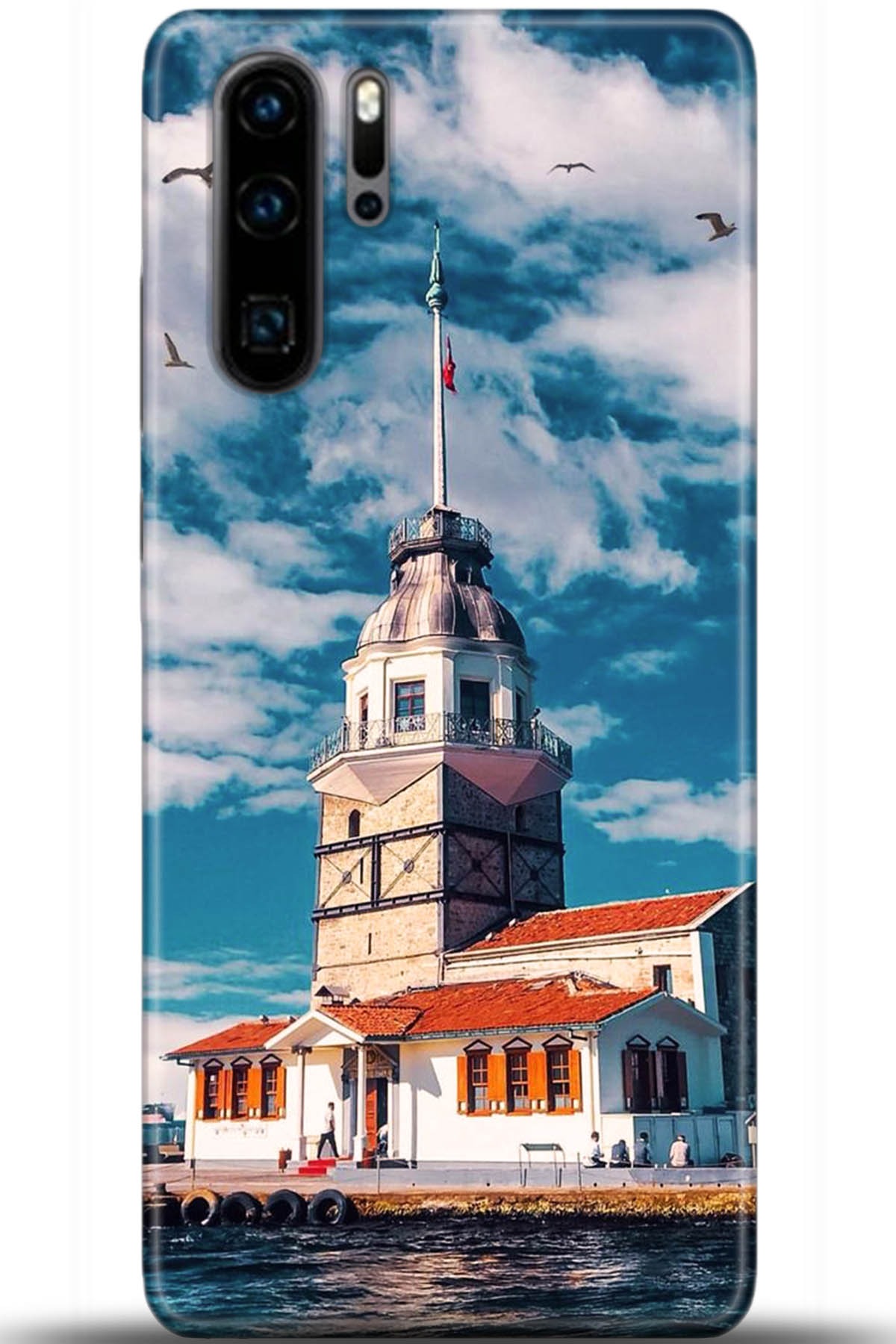 Huawei P30 Pro Uyumlu Kılıf HD Baskılı Kılıf - Followed Institution 5547