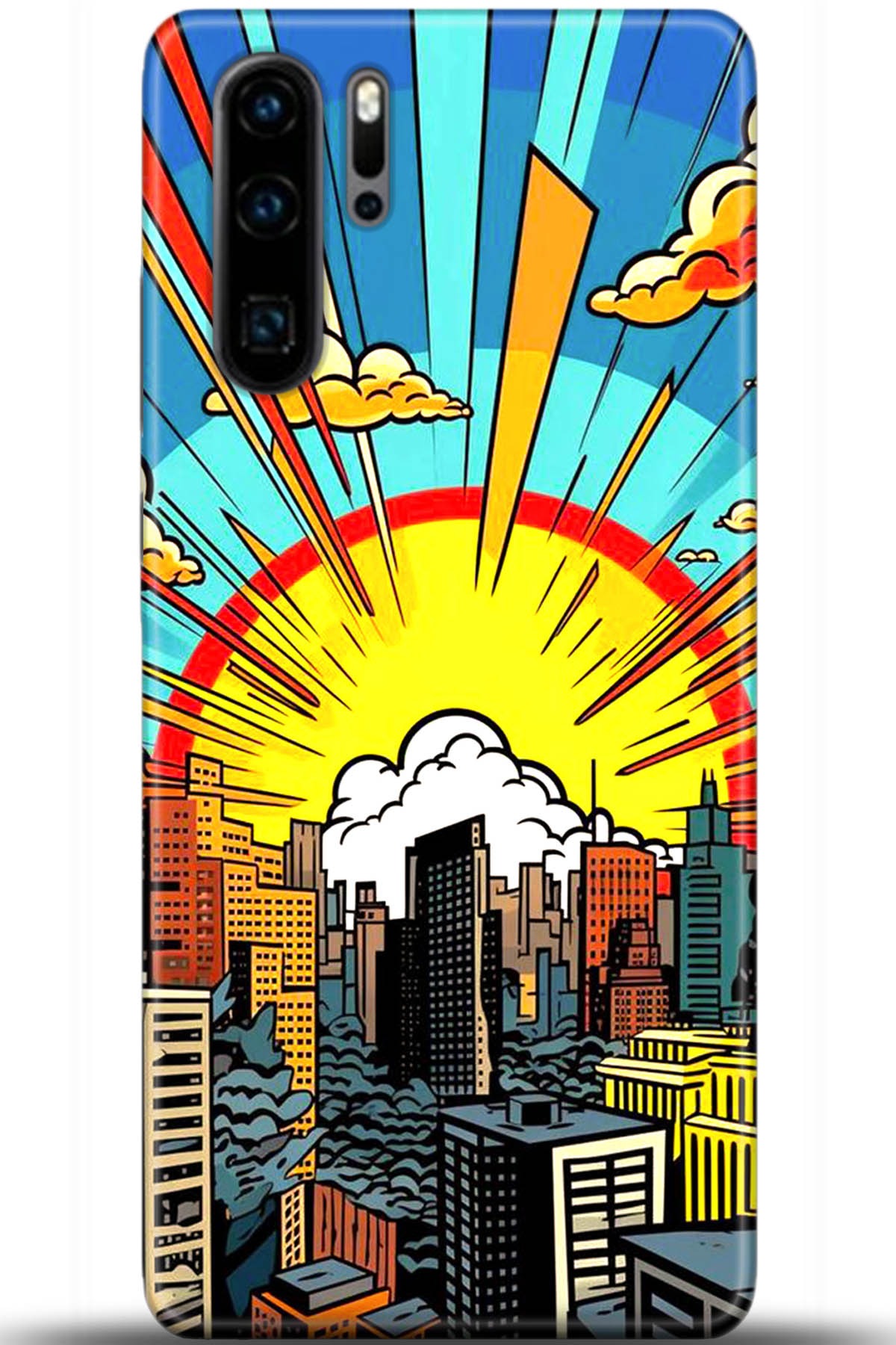 Huawei P30 Pro Uyumlu Kılıf HD Baskılı Kılıf - Followed Institution 5571