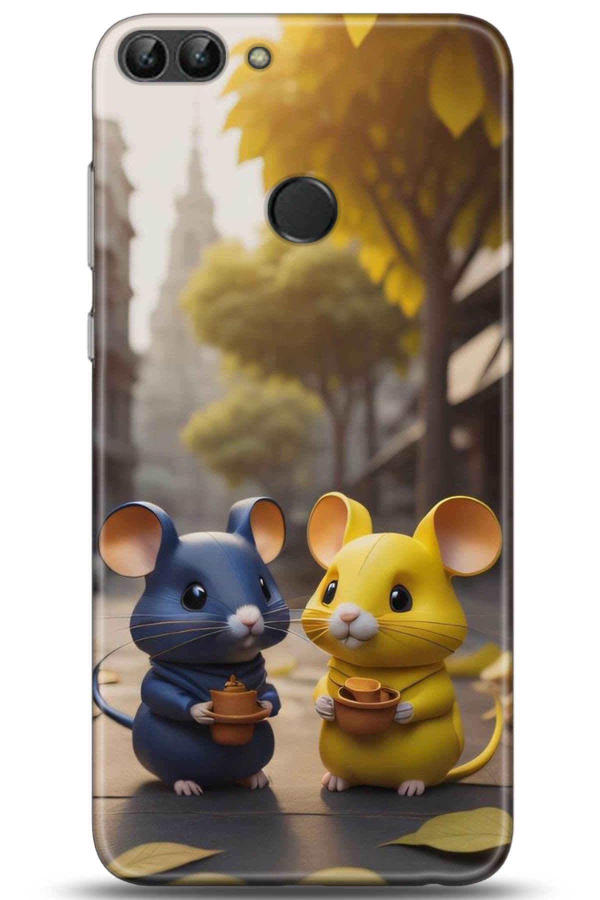 Huawei P Smart Uyumlu Kılıf HD Baskılı Kılıf - Followed Institution 5306