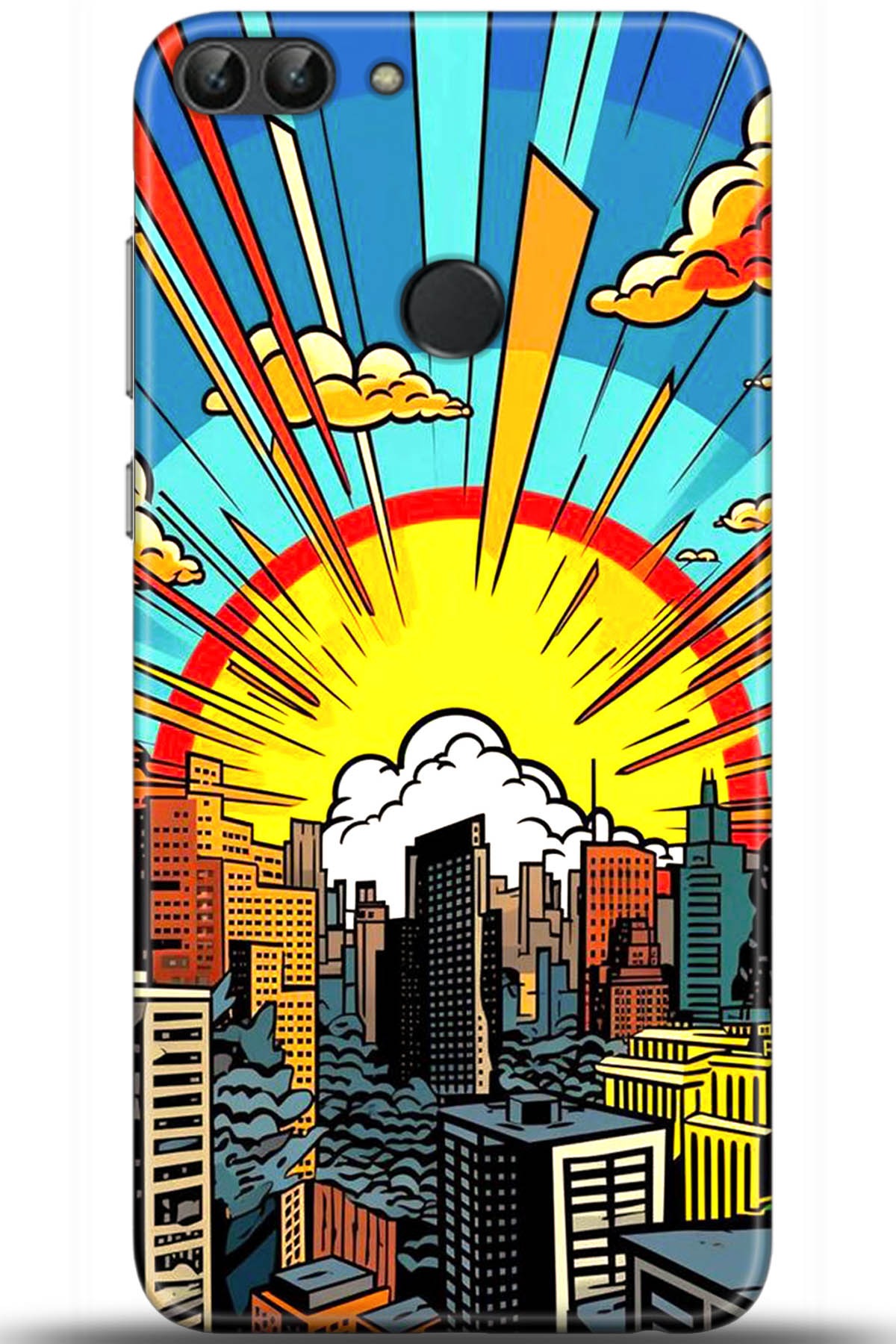 Huawei P Smart Uyumlu Kılıf HD Baskılı Kılıf - Followed Institution 5571