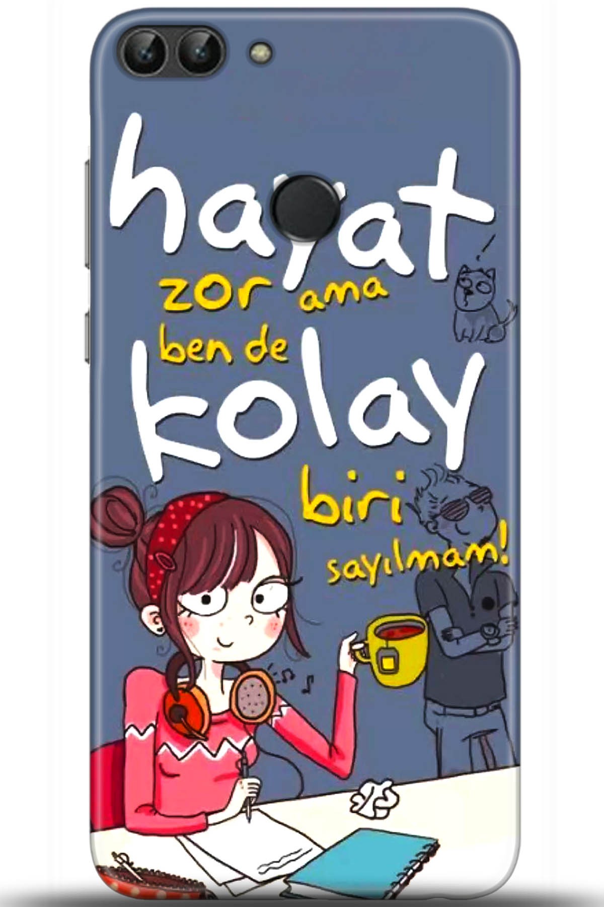 Huawei P Smart Uyumlu Kılıf HD Baskılı Kılıf - Followed Institution 5686