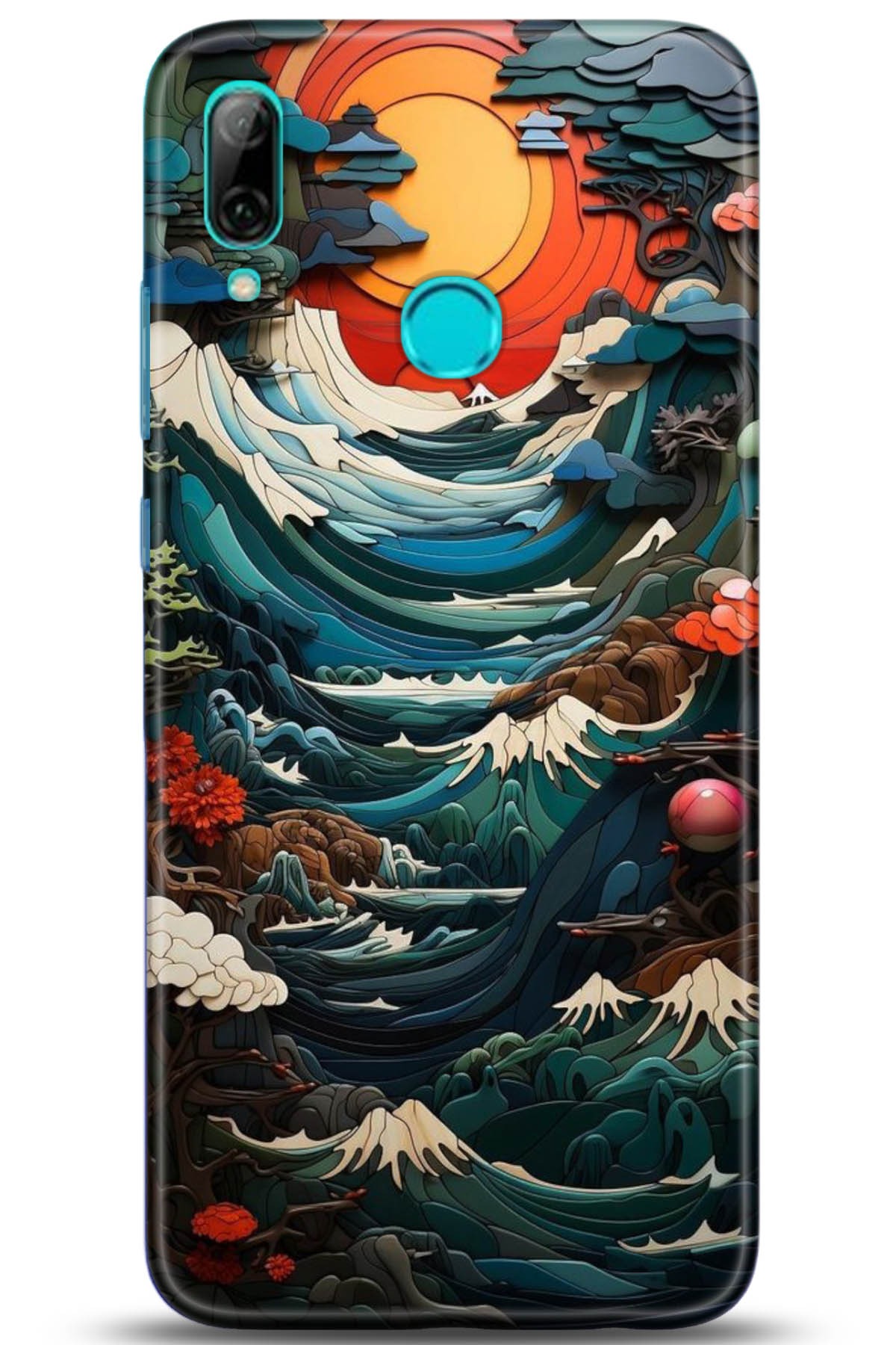 Huawei P Smart 2019 Uyumlu Kılıf HD Baskılı Kılıf - Followed Institution 5009