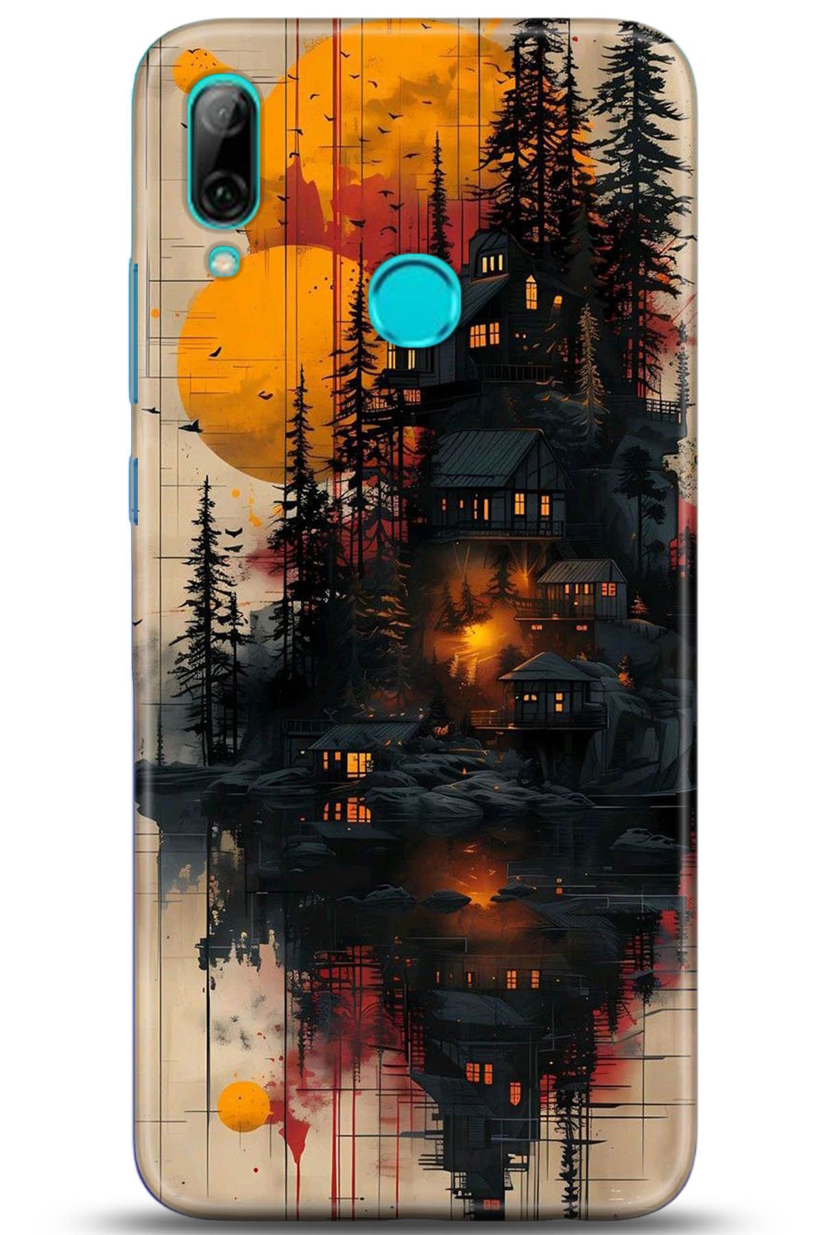 Huawei P Smart 2019 Uyumlu Kılıf HD Baskılı Kılıf - Followed Institution 5292