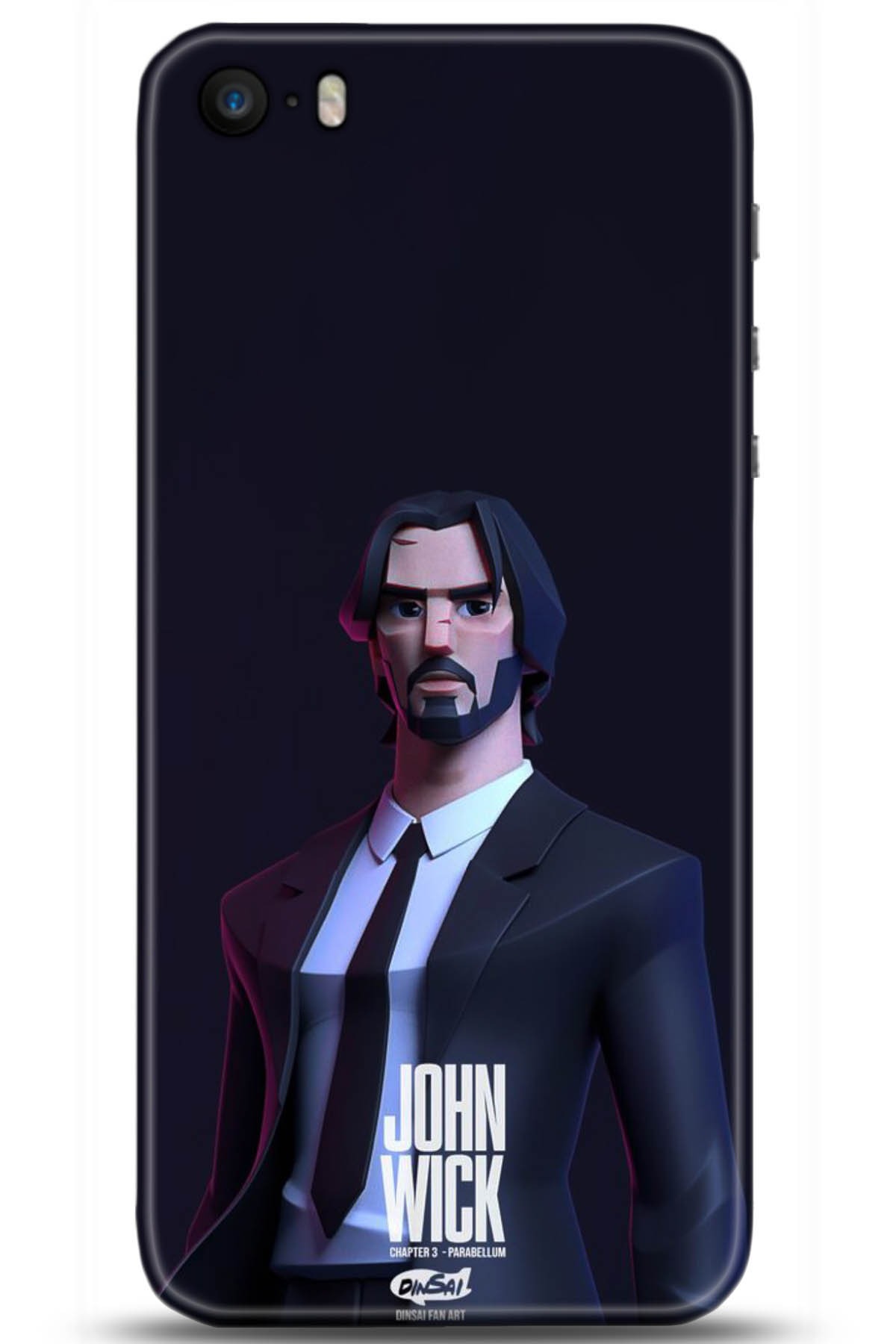 Apple iPhone 5S Uyumlu Kılıf HD Baskılı Kılıf - Followed Institution 5018