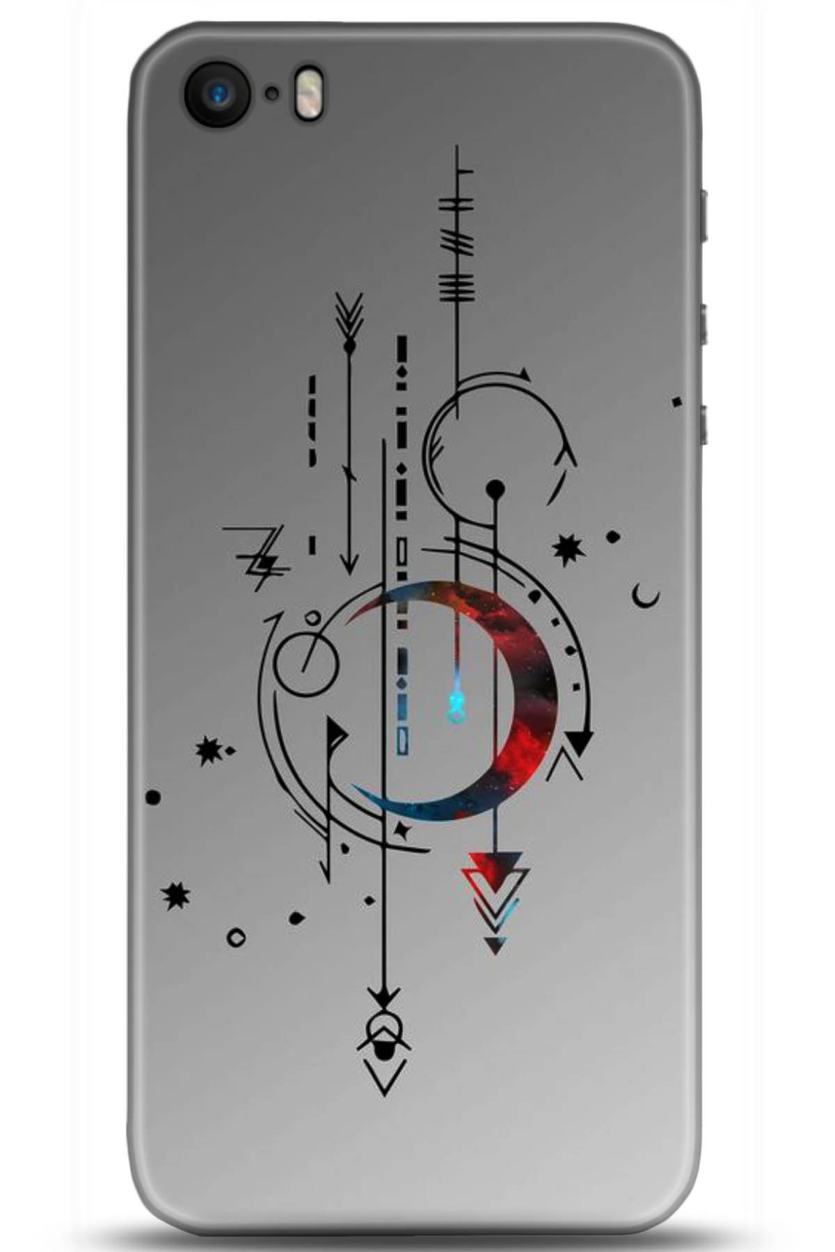 Apple iPhone 5S Uyumlu Kılıf HD Baskılı Kılıf - Followed Institution 5182