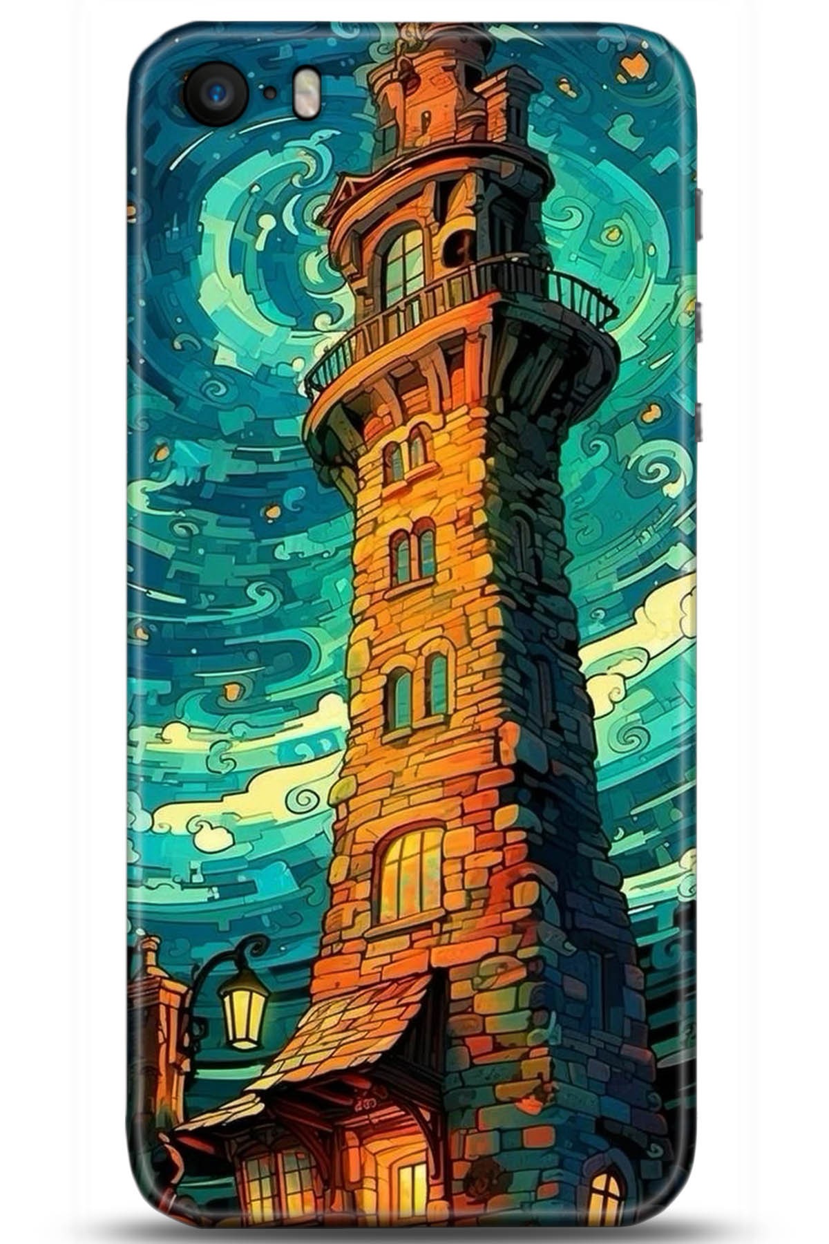 Apple iPhone 5S Uyumlu Kılıf HD Baskılı Kılıf - Followed Institution 5233