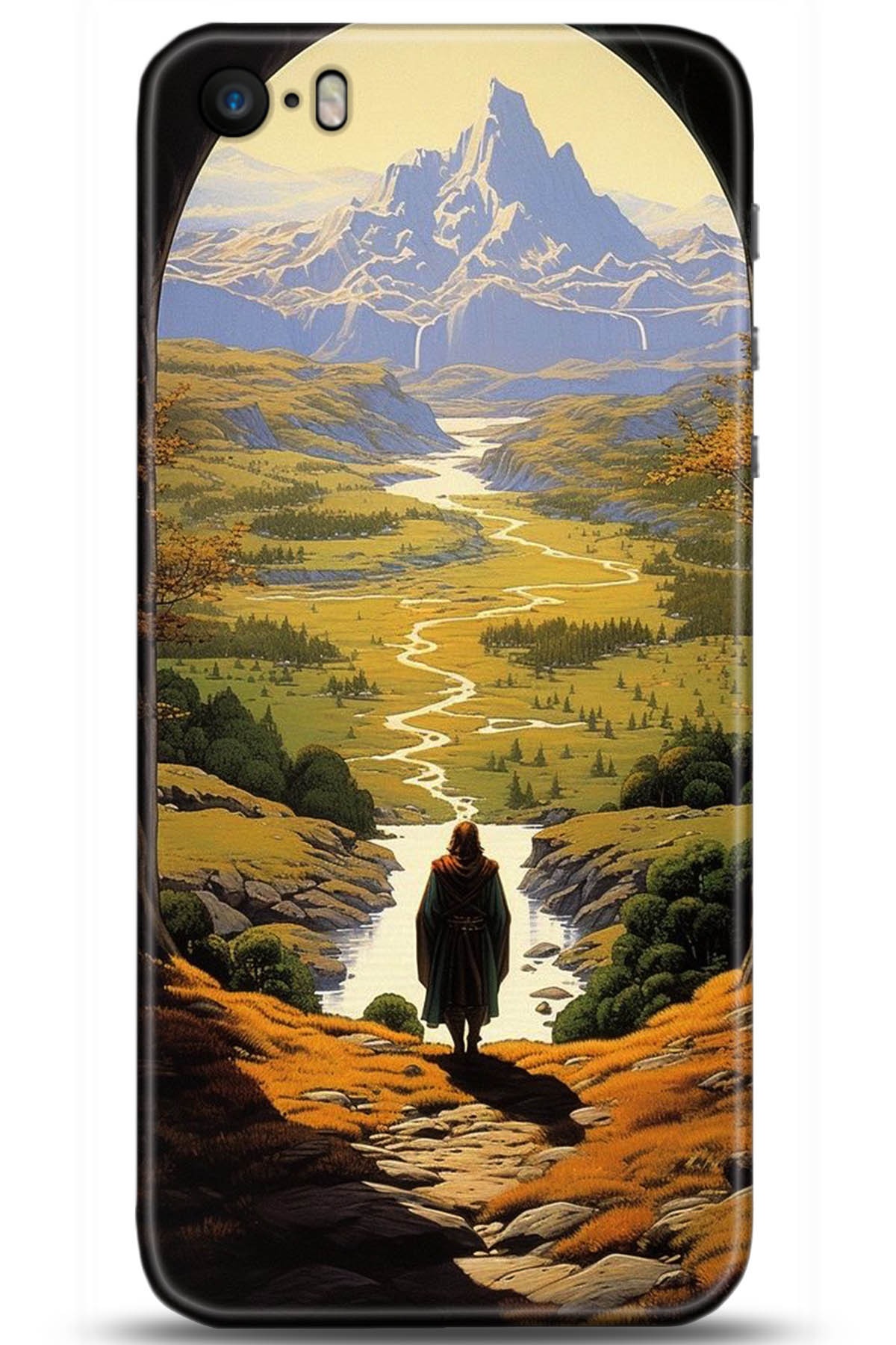 Apple iPhone 5S Uyumlu Kılıf HD Baskılı Kılıf - Followed Institution 5263