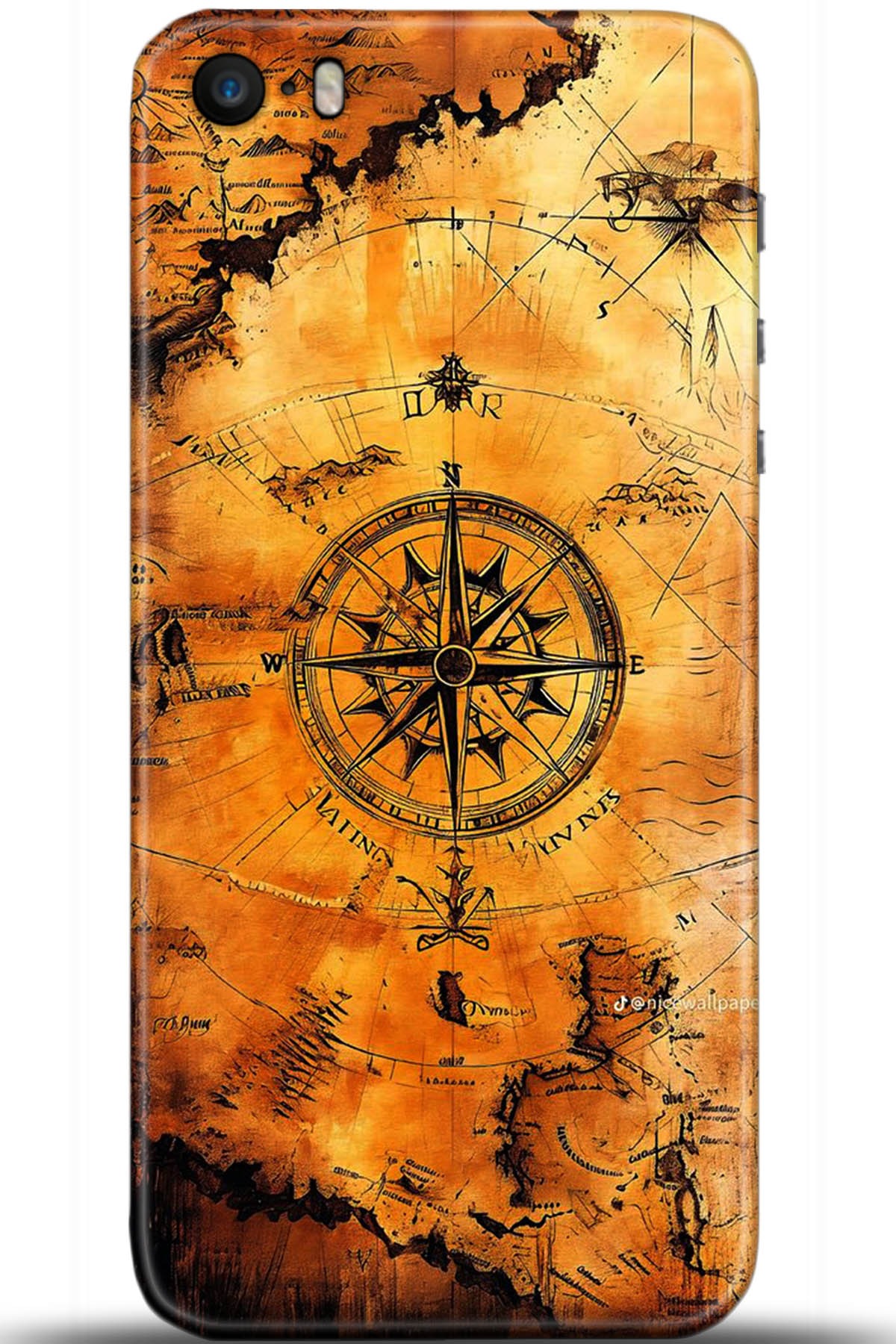 Apple iPhone 5S Uyumlu Kılıf HD Baskılı Kılıf - Followed Institution 5383