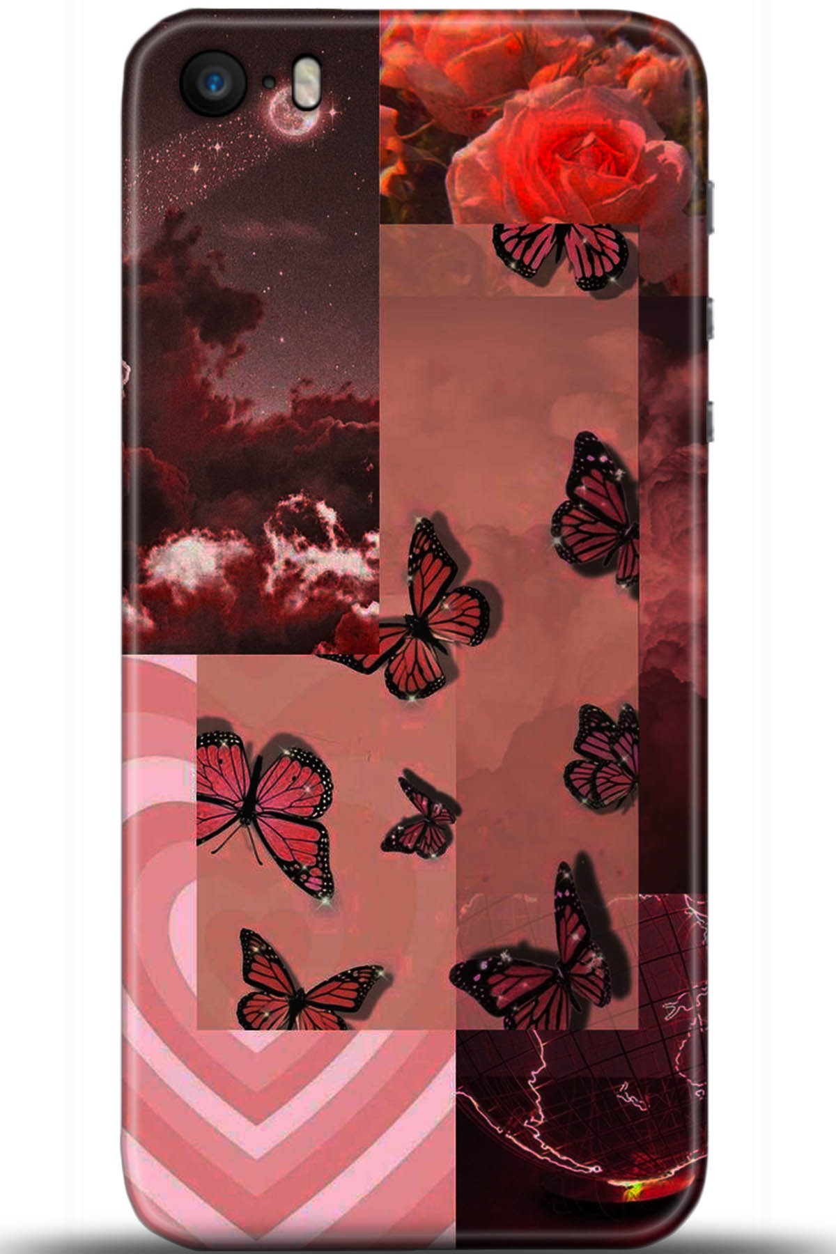 Apple iPhone 5S Uyumlu Kılıf HD Baskılı Kılıf - Followed Institution 5408