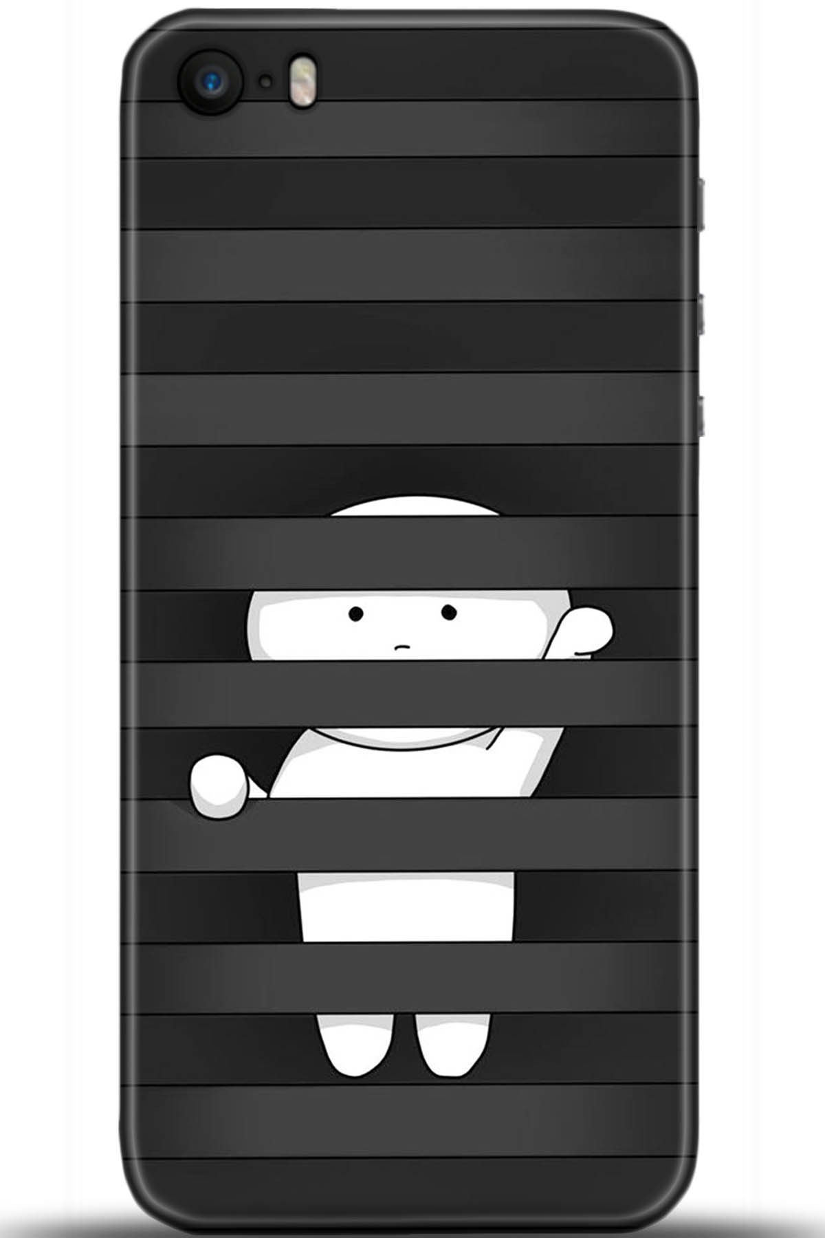 Apple iPhone 5S Uyumlu Kılıf HD Baskılı Kılıf - Followed Institution 5478