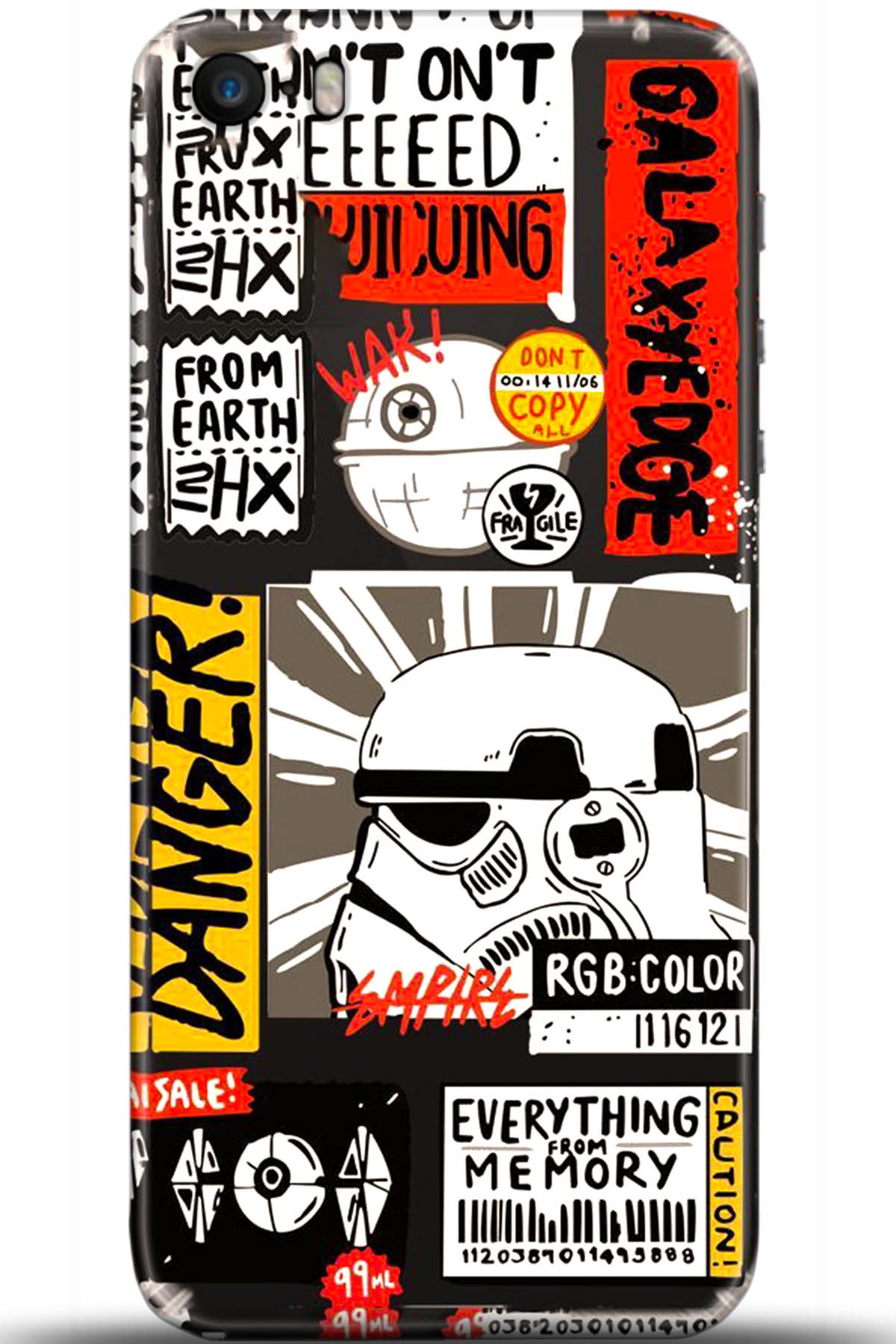 Apple iPhone 5S Uyumlu Kılıf HD Baskılı Kılıf - Followed Institution 5555