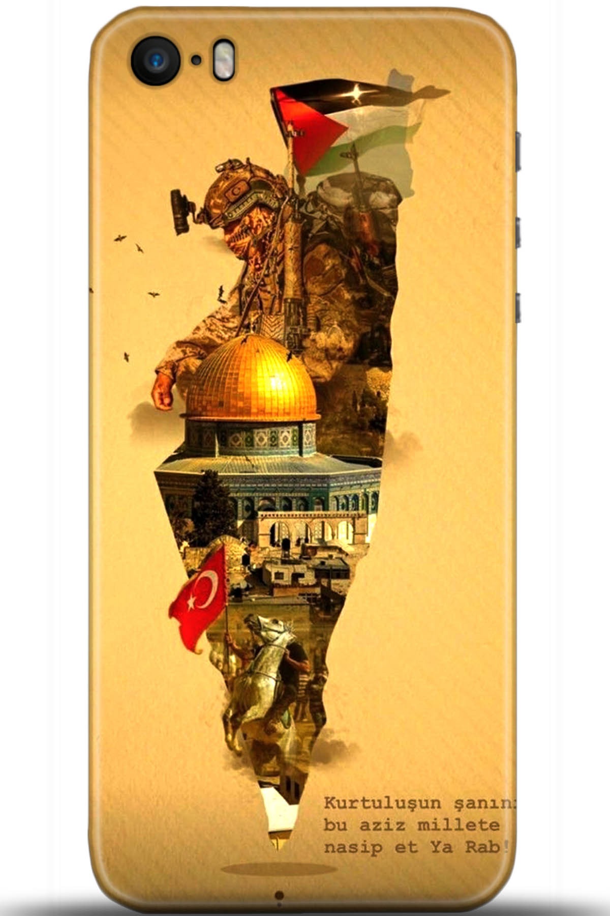 Apple iPhone 5S Uyumlu Kılıf HD Baskılı Kılıf - Followed Institution 5611