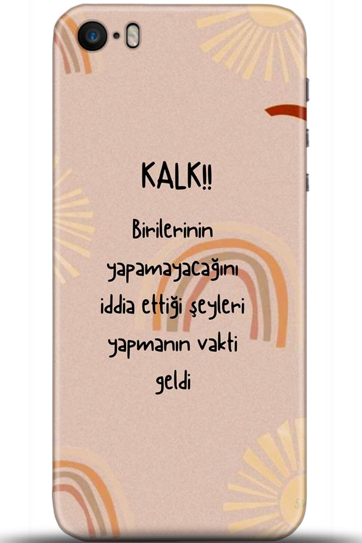 Apple iPhone 5S Uyumlu Kılıf HD Baskılı Kılıf - Followed Institution 5688