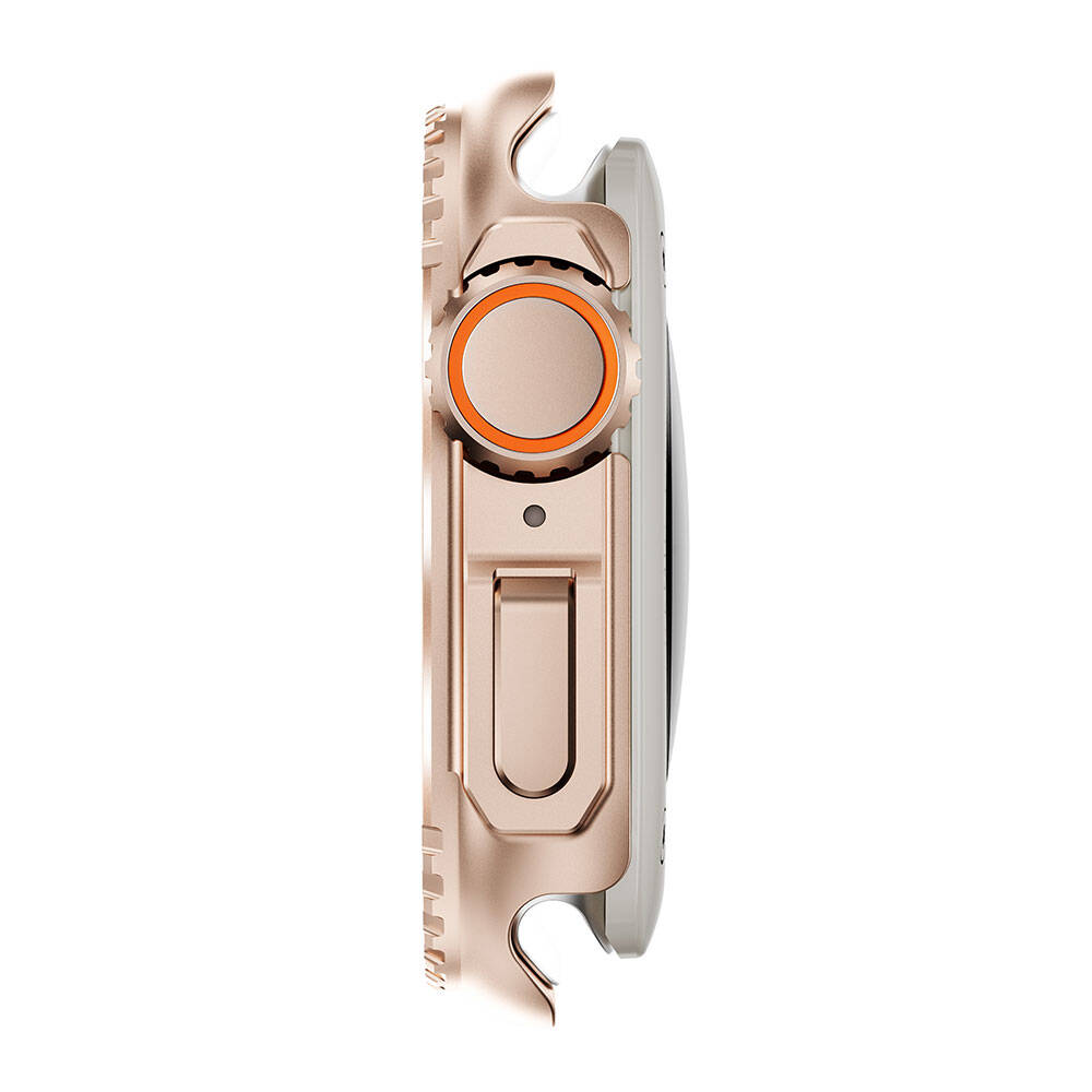 Apple Watch 7 45mm Uyumlu Apple Watch 7 45mm to Apple Watch Ultra 49mm Kasa Dönüştürücü Watch Gard 33