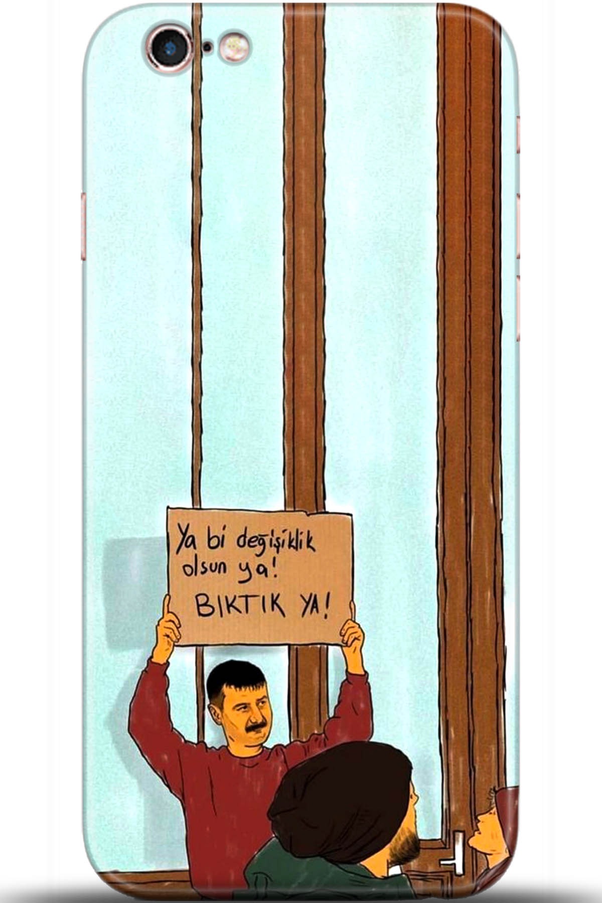 Apple iPhone 6S Plus Uyumlu Kılıf HD Baskılı Kılıf - Followed Institution 5594