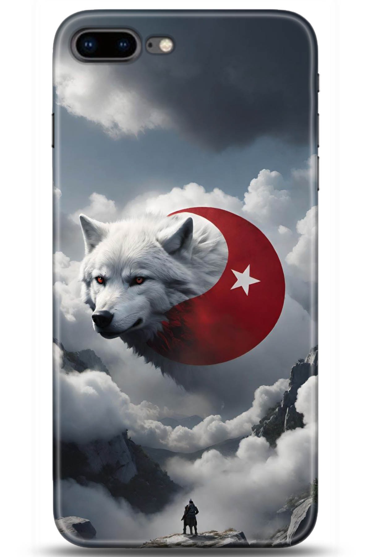 Apple iPhone 8 Plus Uyumlu Kılıf HD Baskılı Kılıf - Followed Institution 5072