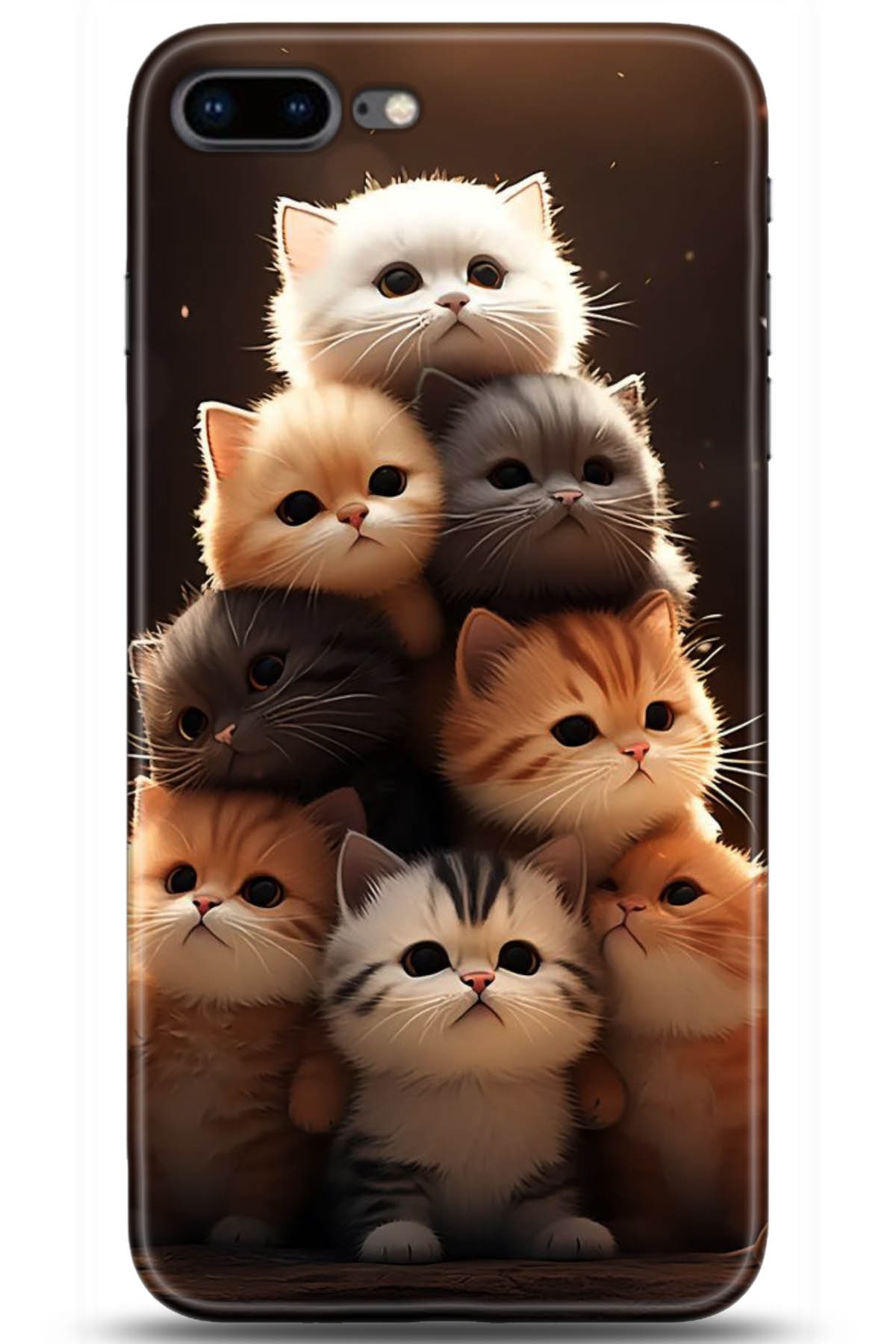 Apple iPhone 8 Plus Uyumlu Kılıf HD Baskılı Kılıf - Followed Institution 5076